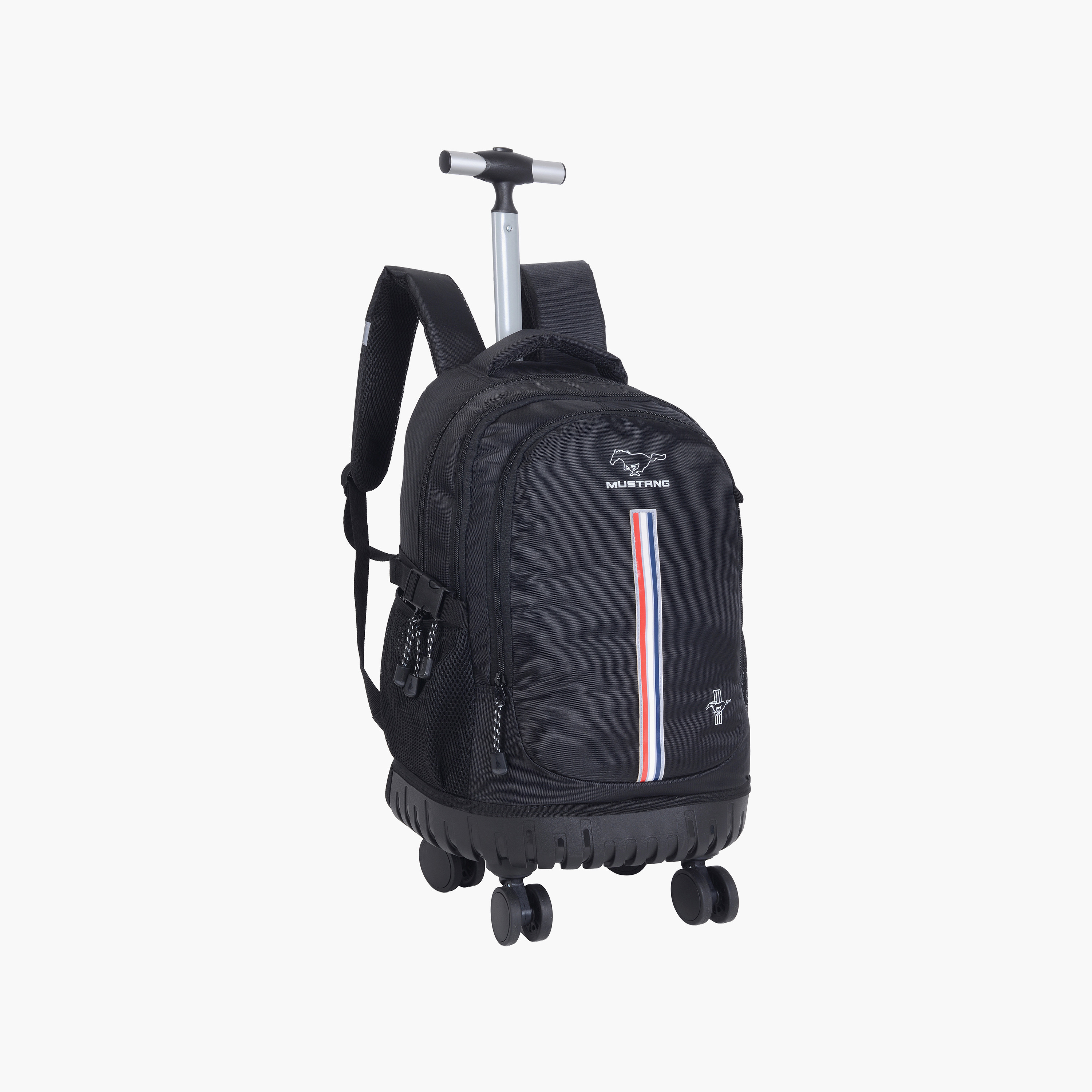 Mustang 2-Piece Trolley Bag for Boys 13+ Years with Pencil Case - 18 Inch-school-bagsandbackpacks-trolleybags-image-3