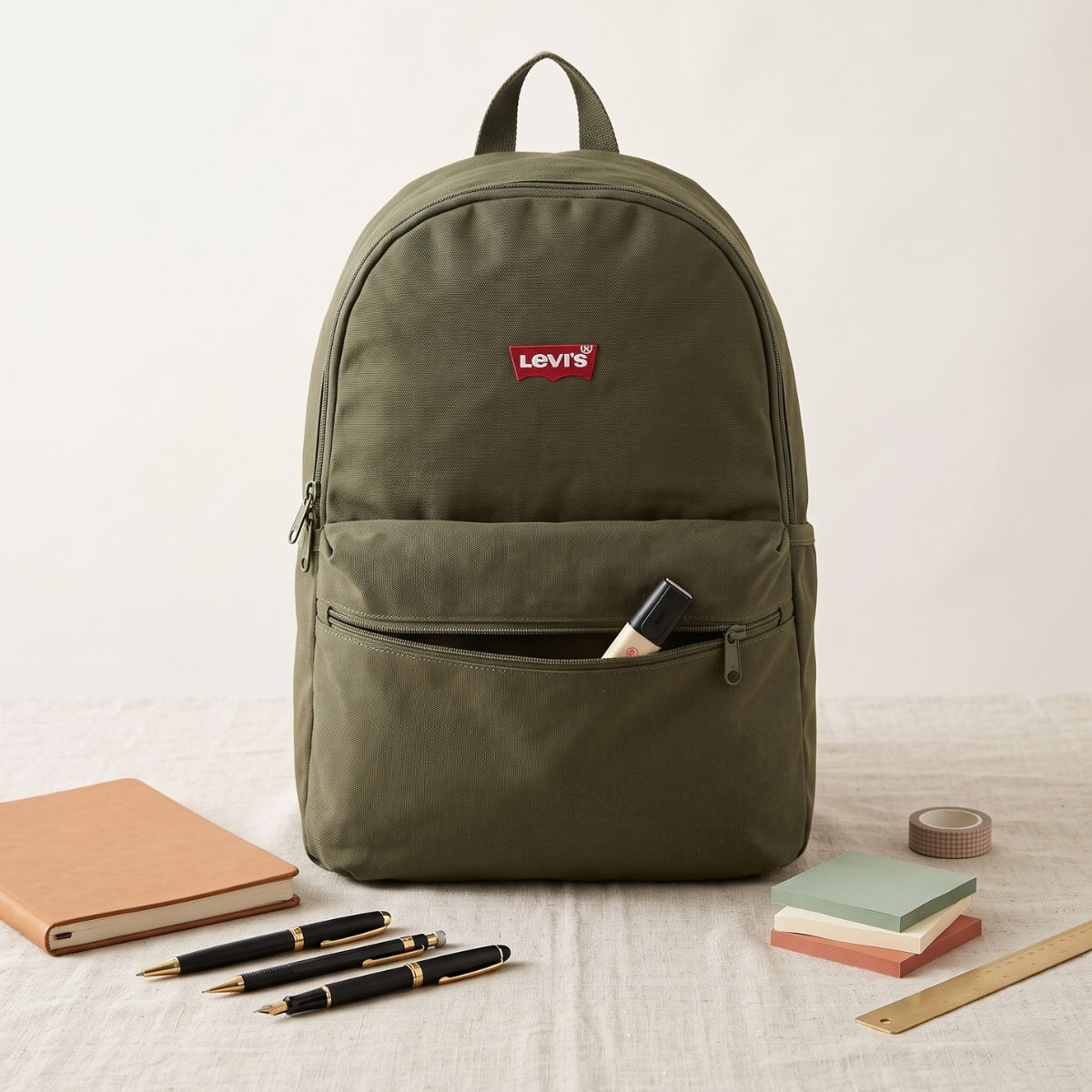 Levi's Plain Backpack With Laptop Compartment 18 Inch-school-bagsandbackpacks-backpacks-image-7