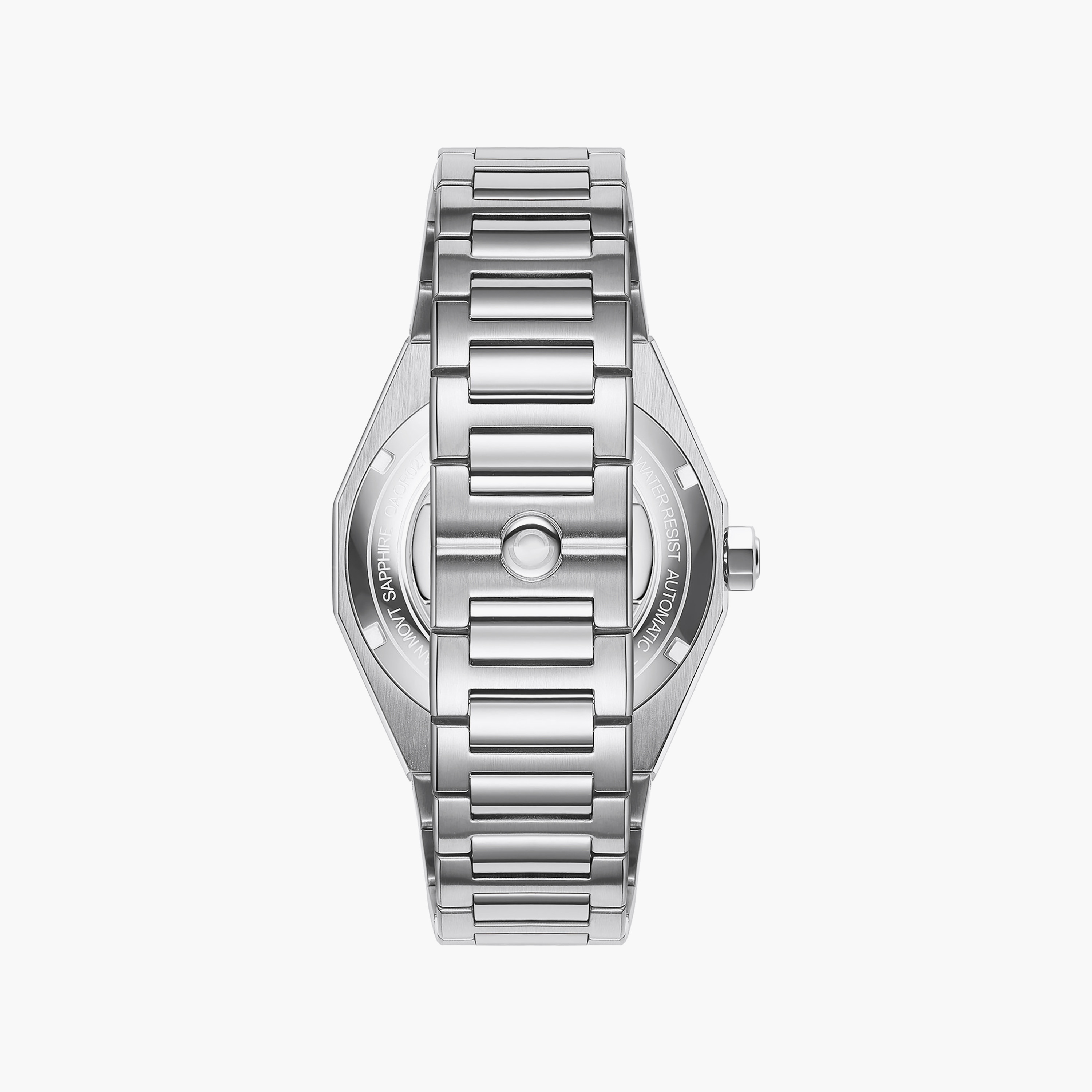 OMAX Men's Automatic Round 40 MM Butterfly Buckle Watch | OAOR027PB6I-men-watchesandjewellery-watches-image-3