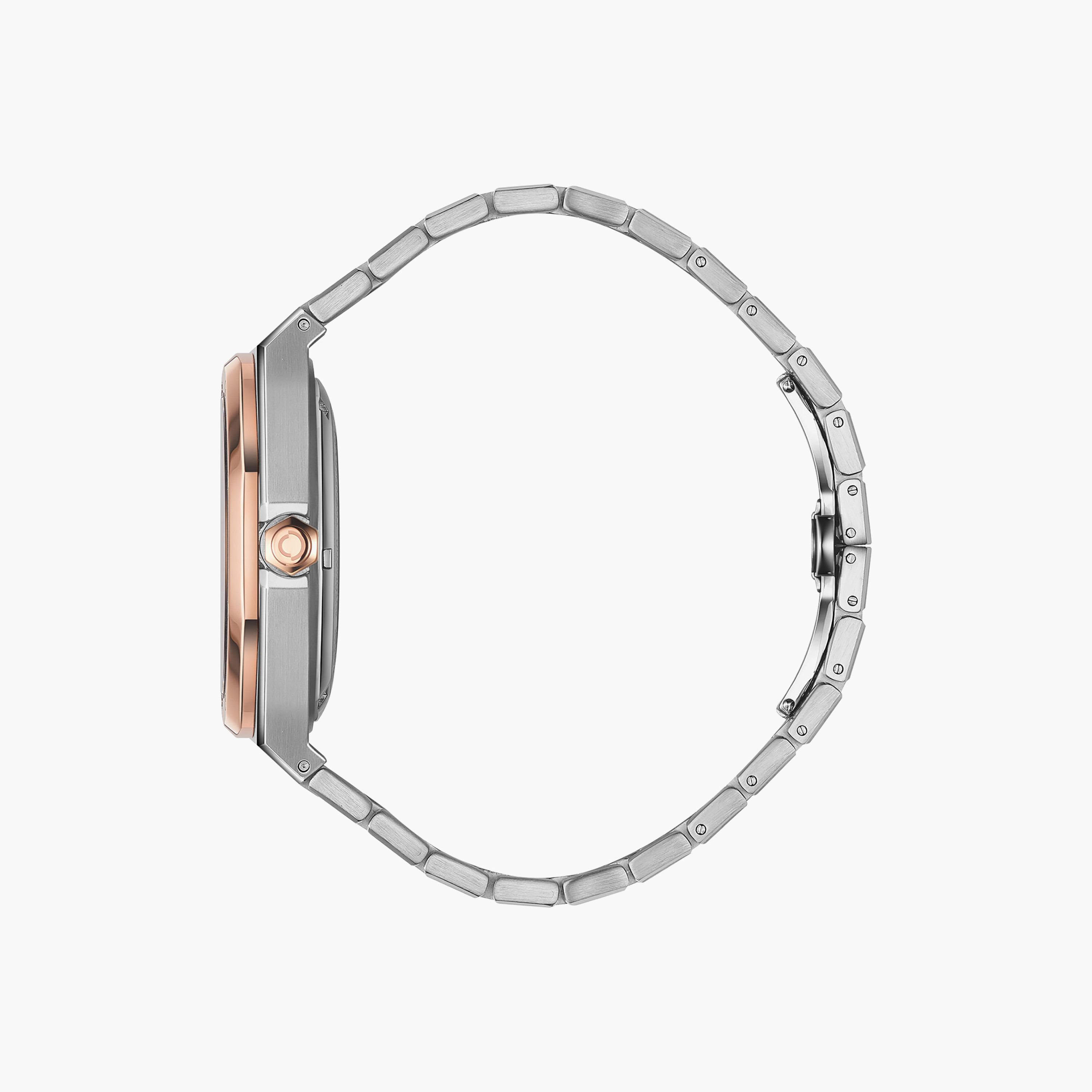 OMAX Men's Automatic Round 40 MM Butterfly Buckle Watch | OAOR028C2CI-men-watchesandjewellery-watches-image-2