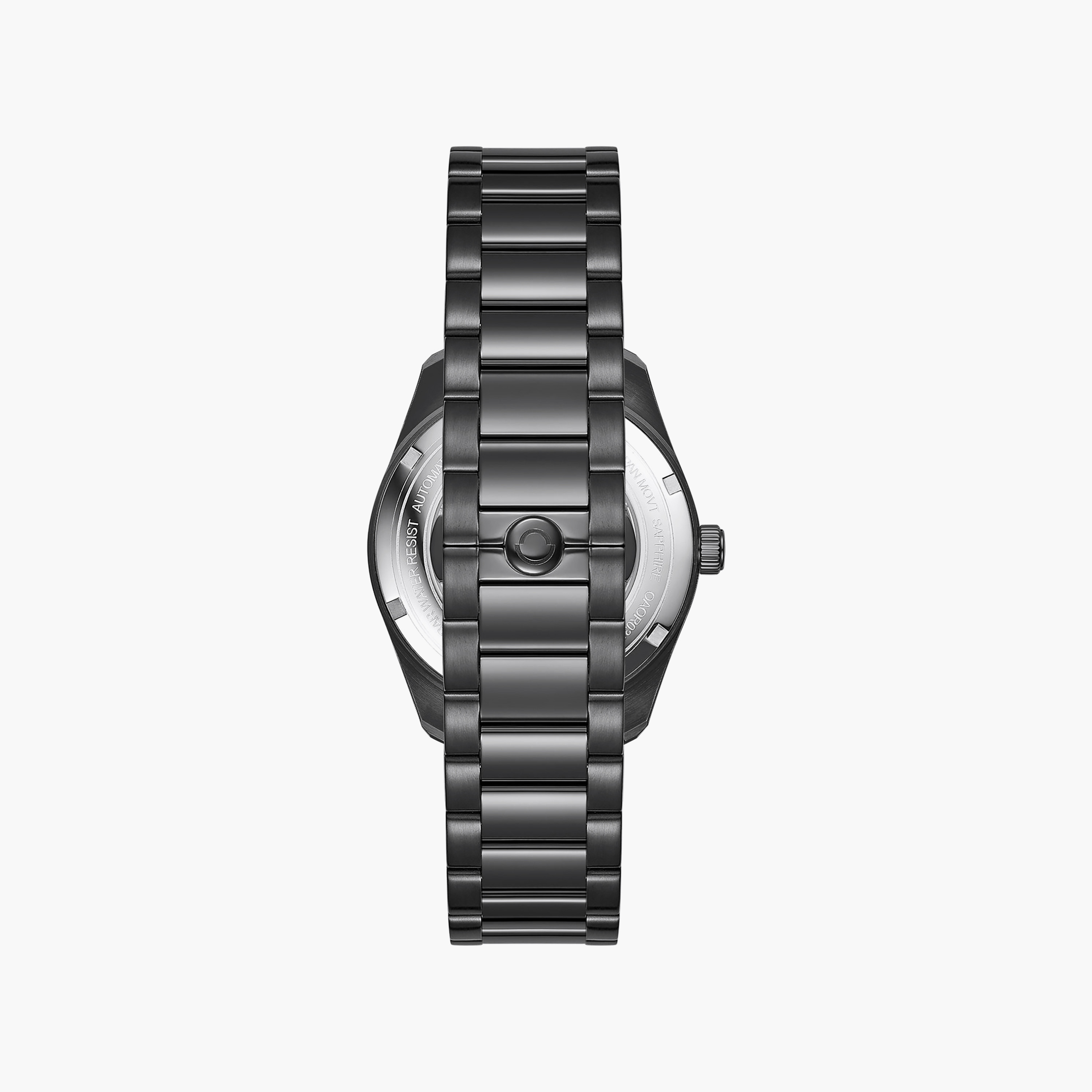 OMAX Men's Automatic Round 40 MM Butterfly Buckle Watch | OAOR035M22Y-men-watchesandjewellery-watches-image-3
