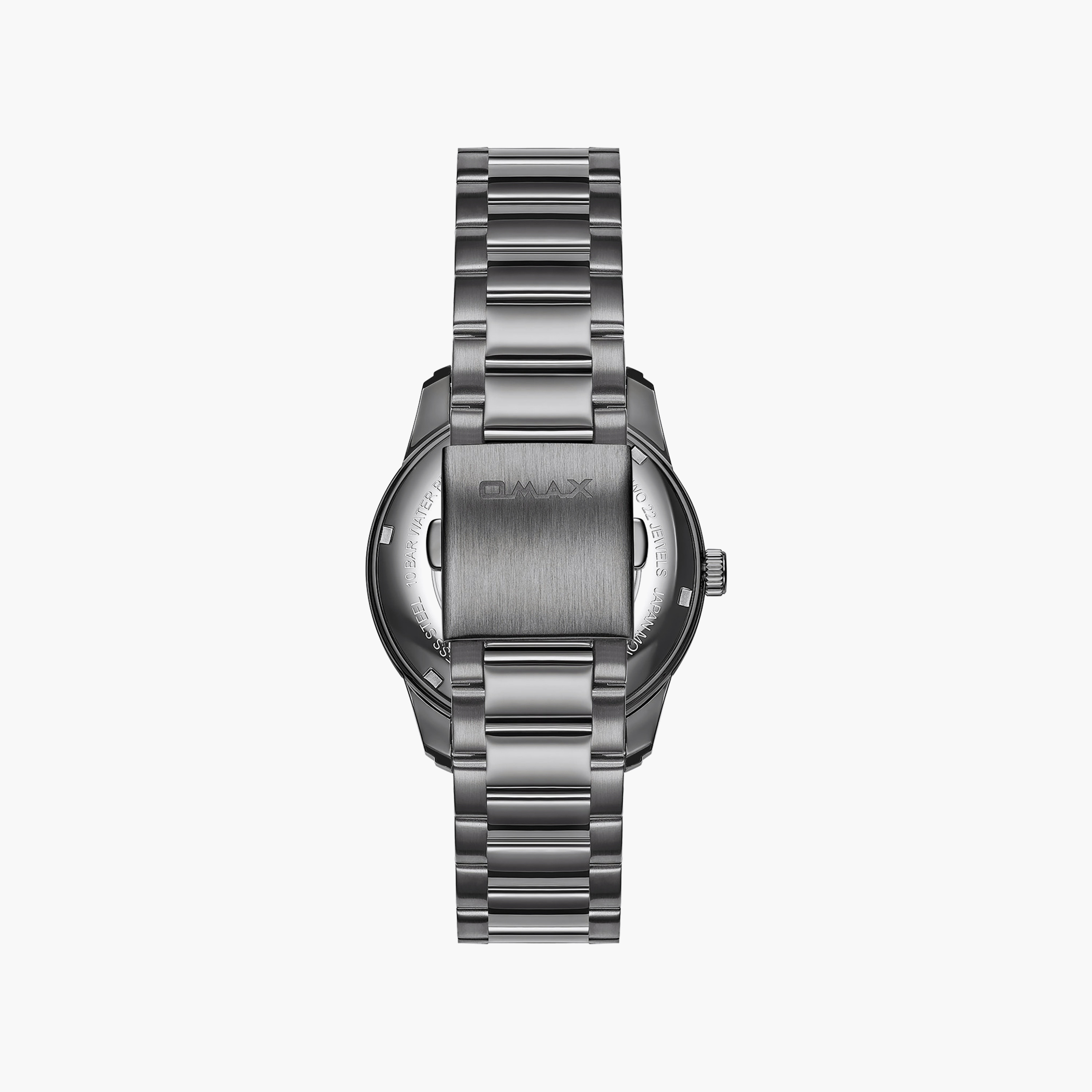 OMAX Men's Automatic Round 40 MM Butterfly Buckle Watch | OSA024N99I-men-watchesandjewellery-watches-image-3