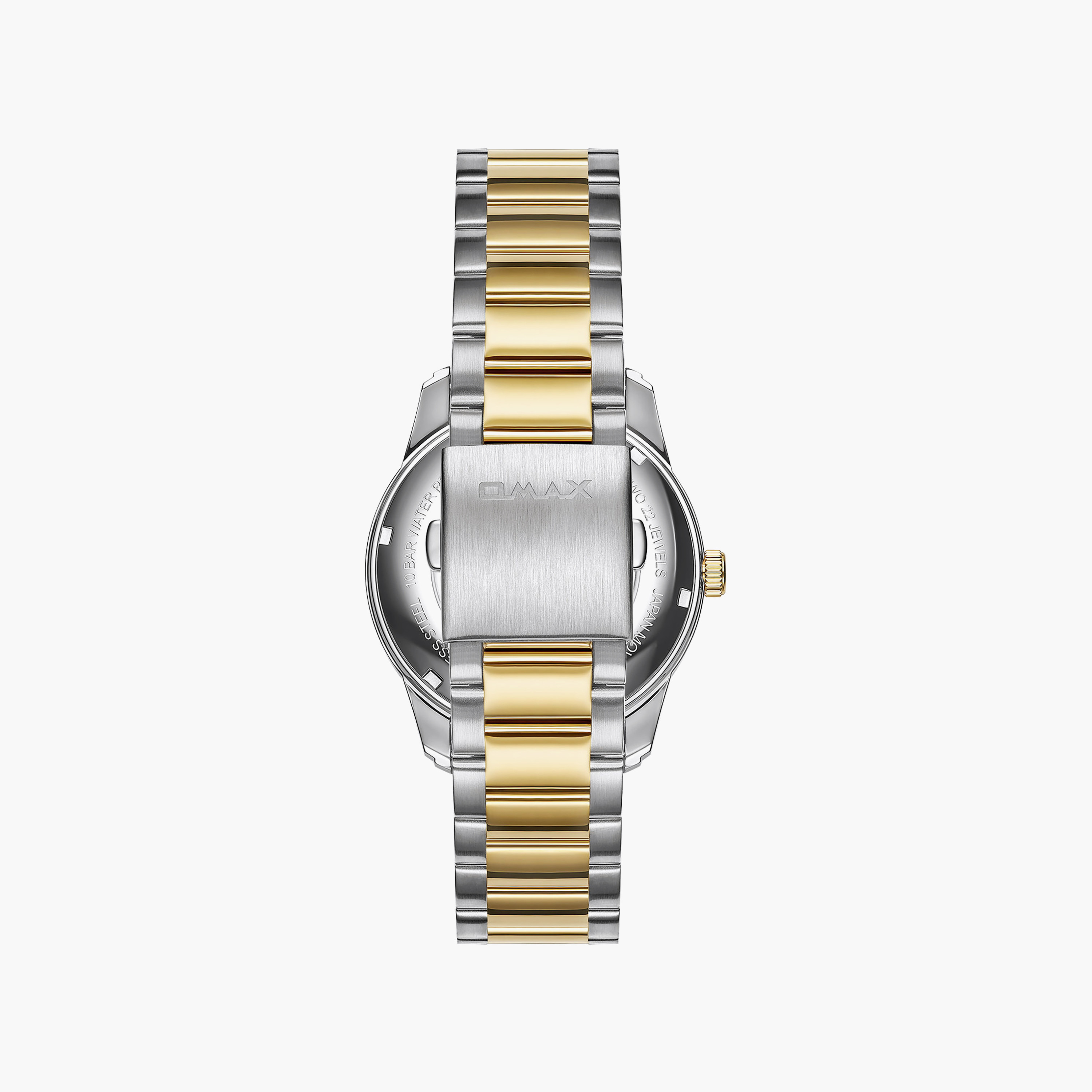 OMAX Men's Automatic Round 40 MM Butterfly Buckle Watch | OSA024T9TI-men-watchesandjewellery-watches-image-3