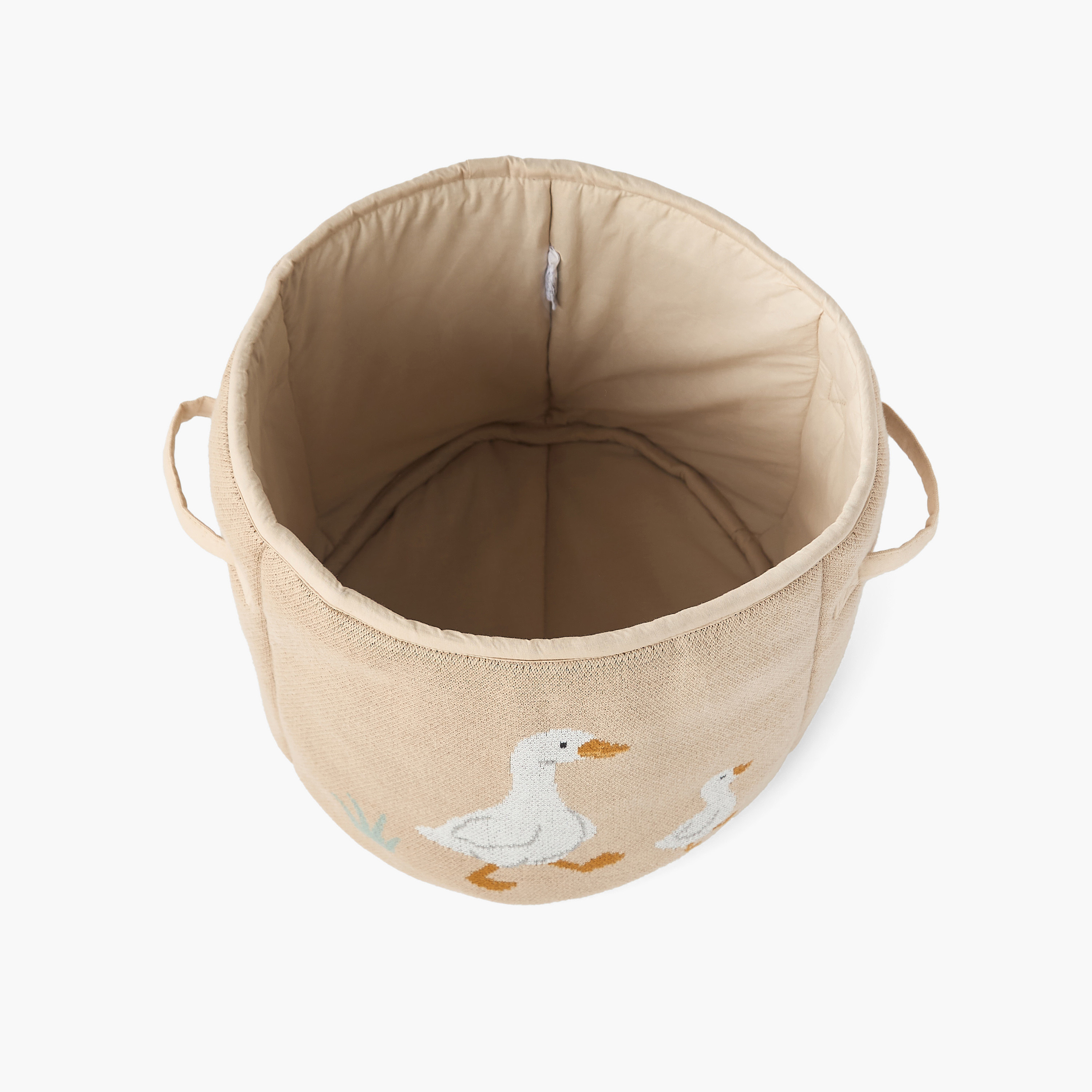 سلة تخزين بطبعات بطة من جيجلز-baby-nursery-furniture-wardrobesandstorage-image-2