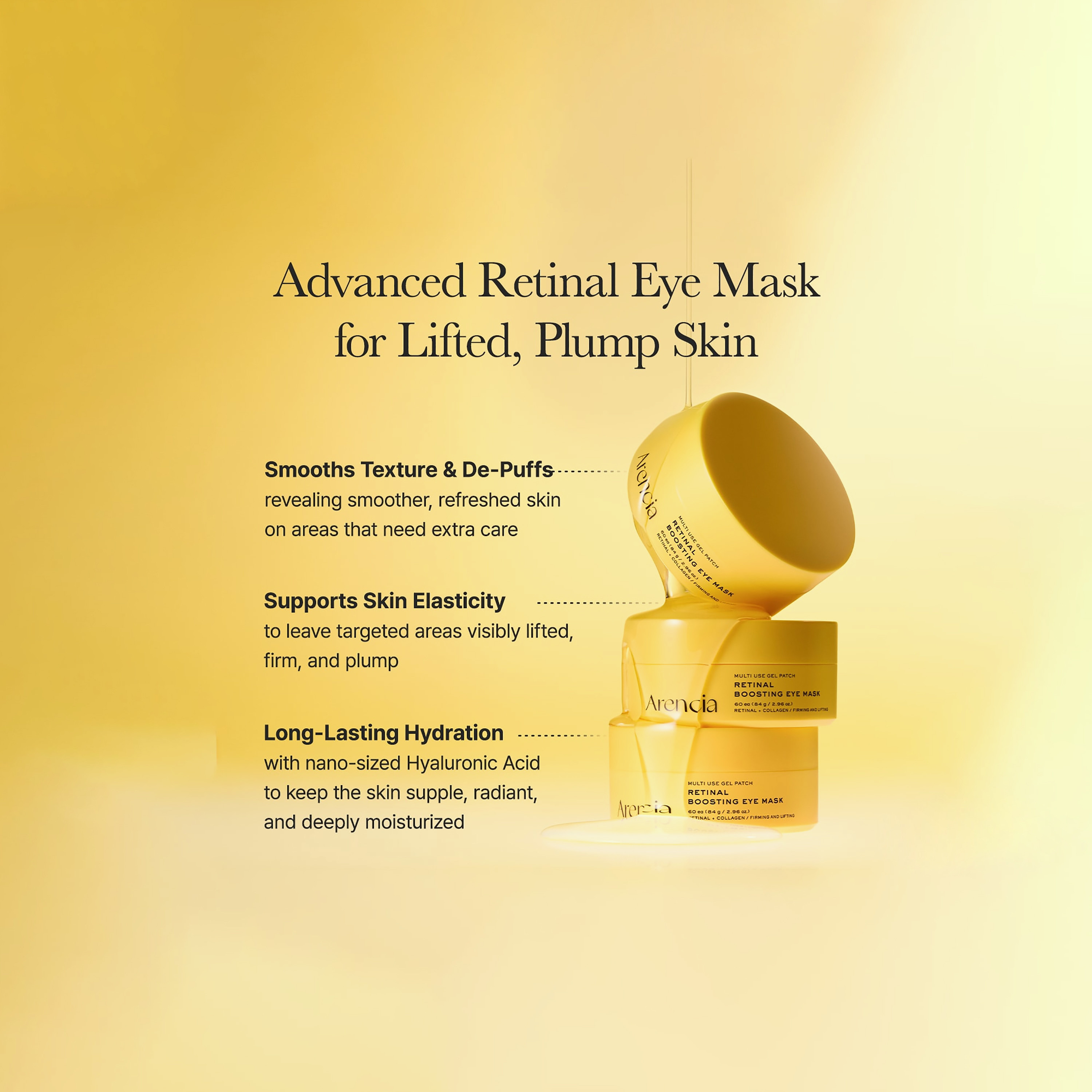 قناع العين المعزز لشبكية العين من أرينسيا، 60 قطعة، 84 غرام-beautyandpersonalcare-kbeauty-skin-moisturisers-facemoisturisers-image-4
