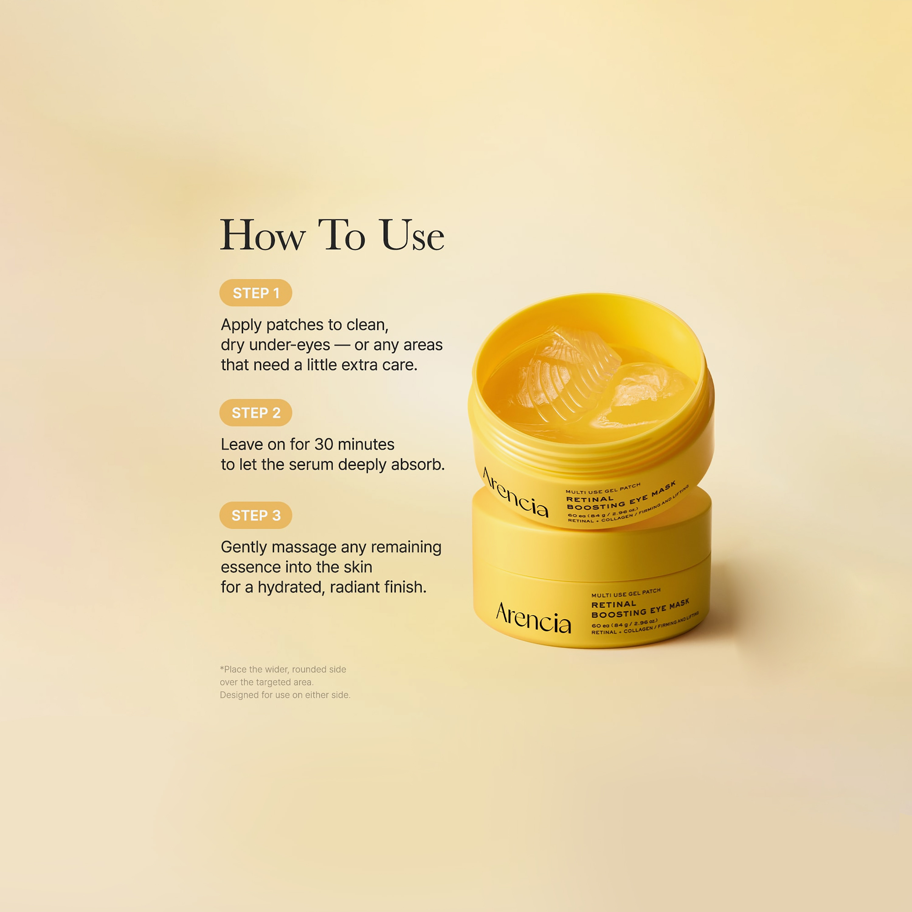 قناع العين المعزز لشبكية العين من أرينسيا، 60 قطعة، 84 غرام-beautyandpersonalcare-kbeauty-skin-moisturisers-facemoisturisers-image-6