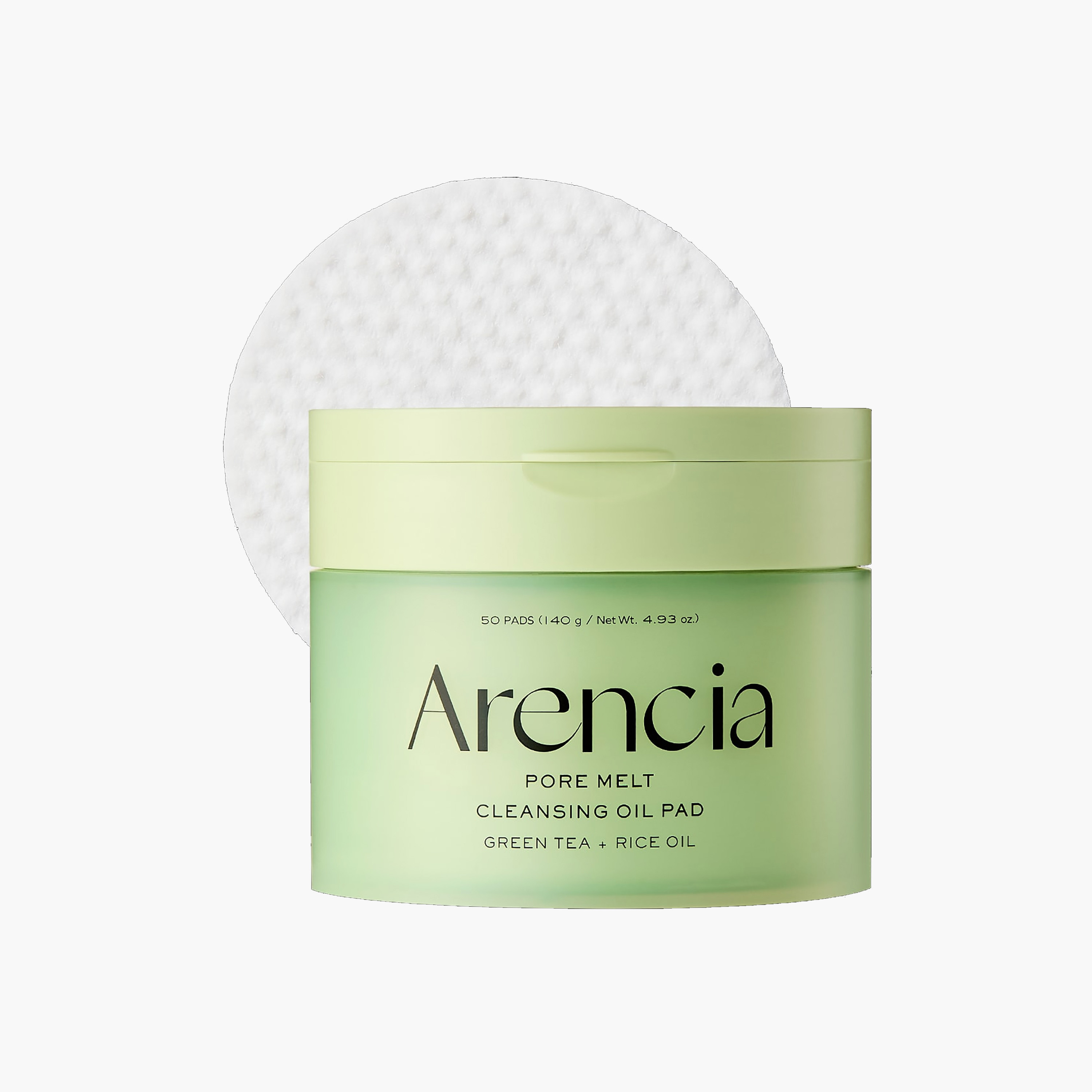 وسادة زيتية لتنظيف المسام من أرينسيا، 50 وسادة، 140 غرام-beautyandpersonalcare-kbeauty-skin-moisturisers-facemoisturisers-image-1