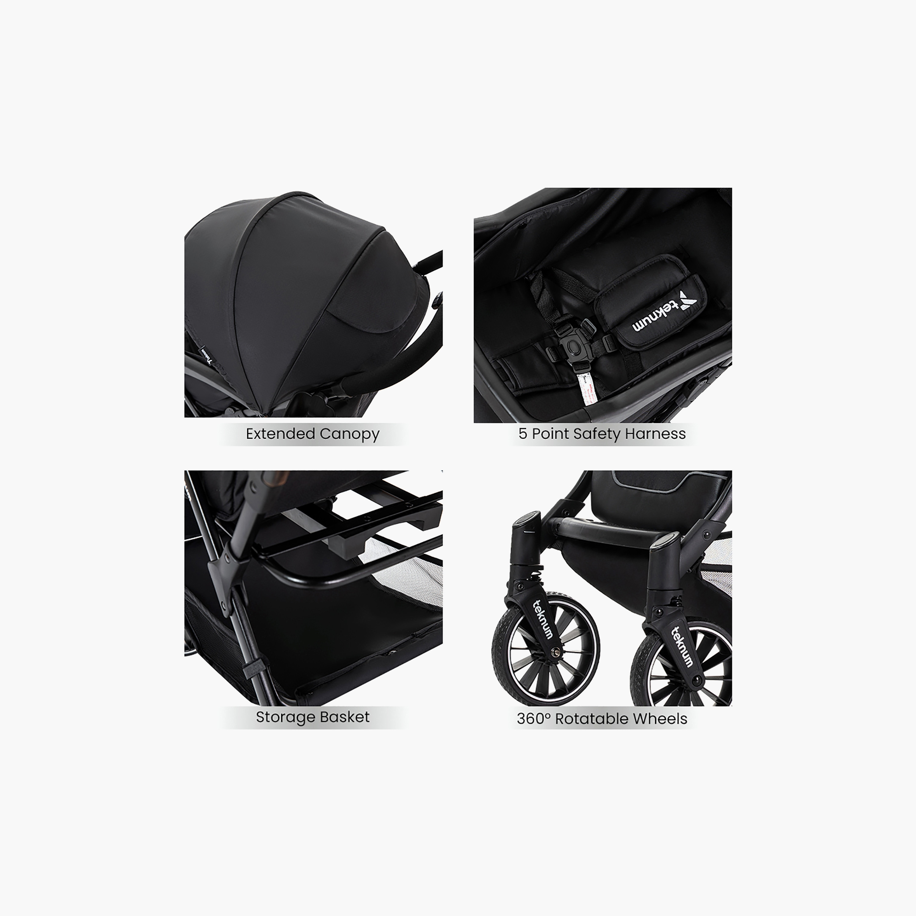 Teknum Flylite Stroller with Cup Holder-baby-gear-strollersandprams-strollers-image-9