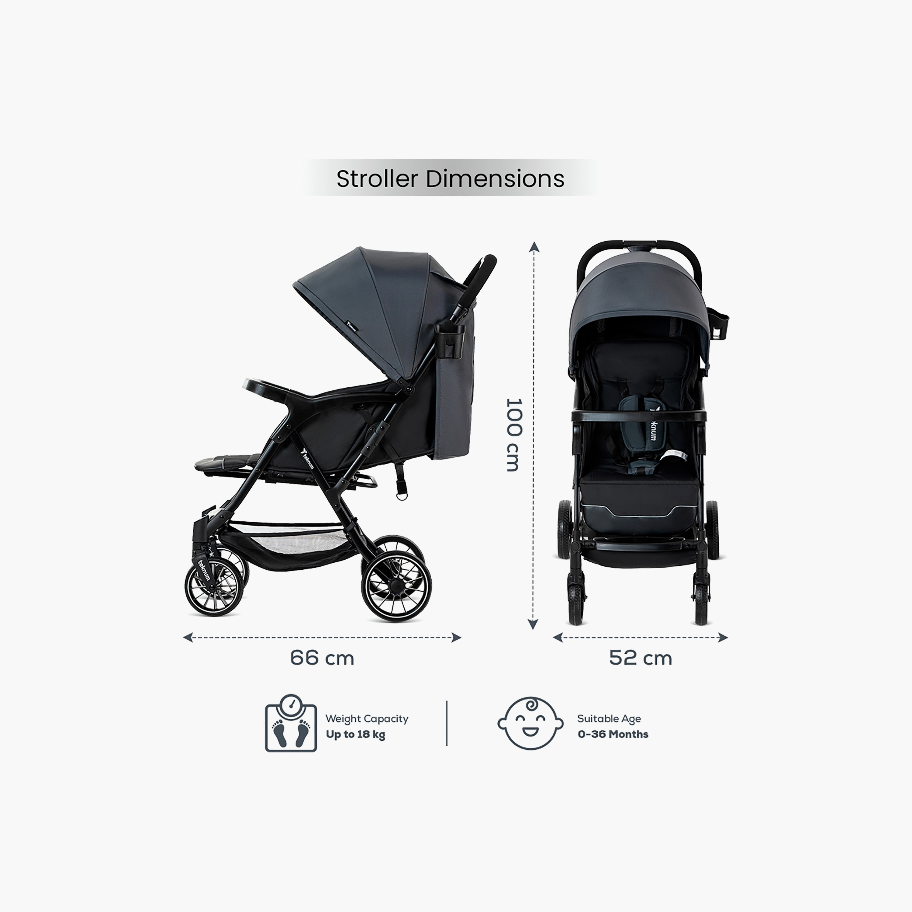 Teknum Flylite Stroller with Cup Holder-baby-gear-strollersandprams-strollers-image-11