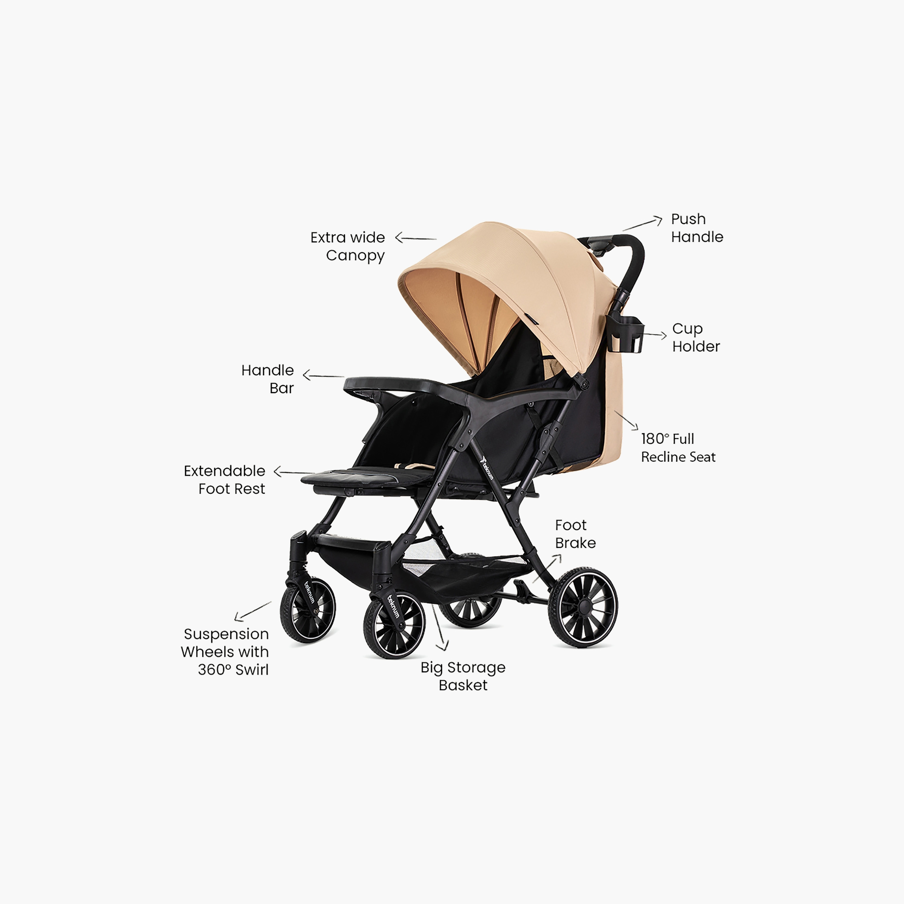 Teknum Flylite Stroller with Cup Holder-baby-gear-strollersandprams-strollers-image-32