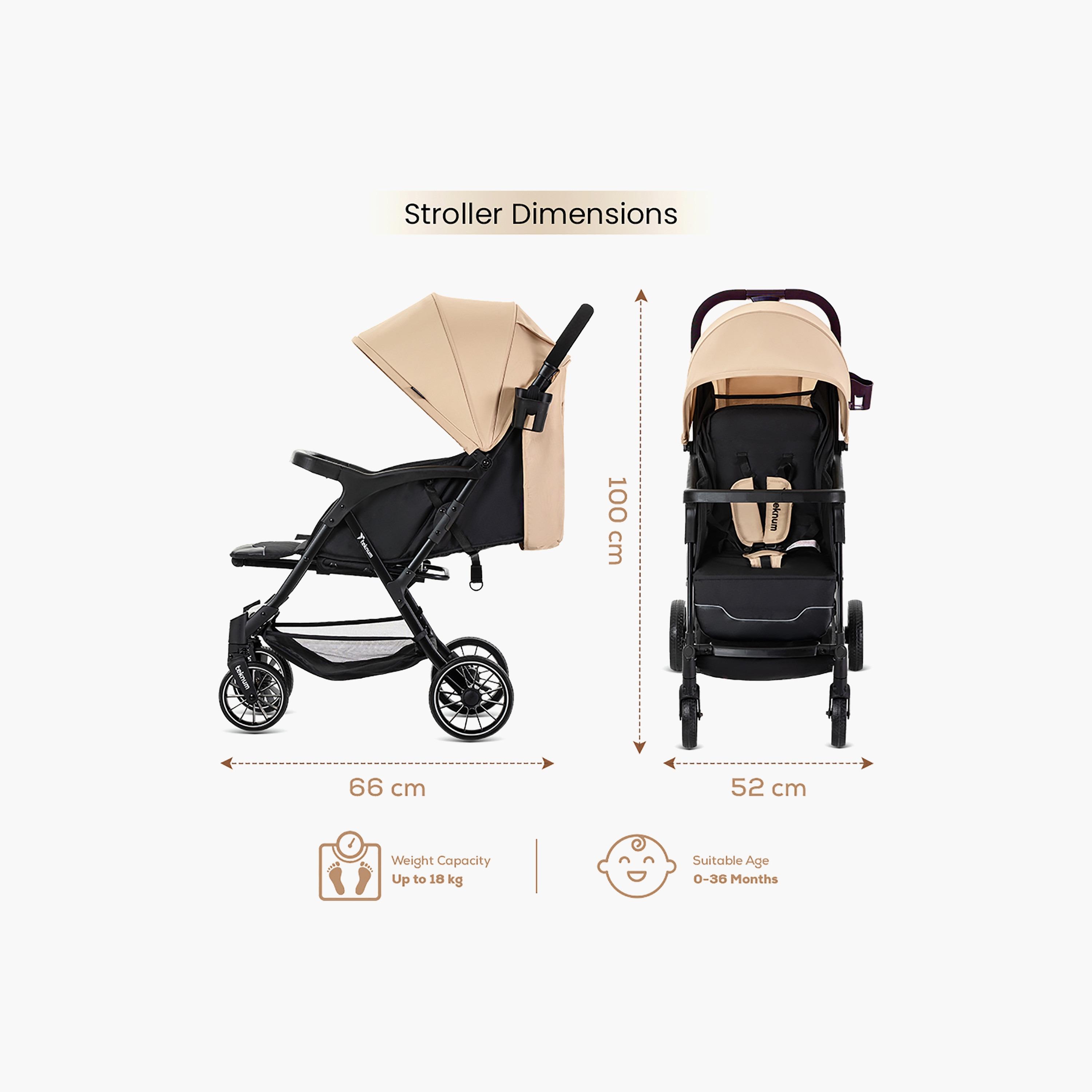 Teknum Flylite Stroller with Cup Holder-baby-gear-strollersandprams-strollers-image-24