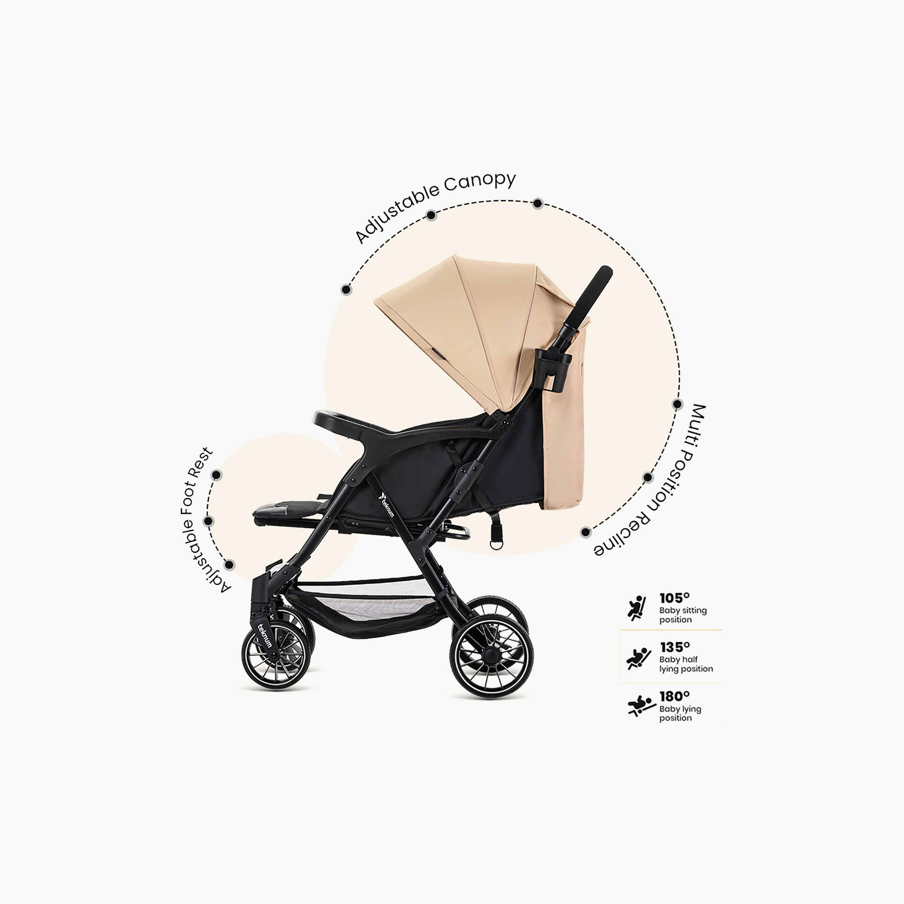 Teknum Flylite Stroller with Cup Holder-baby-gear-strollersandprams-strollers-image-28