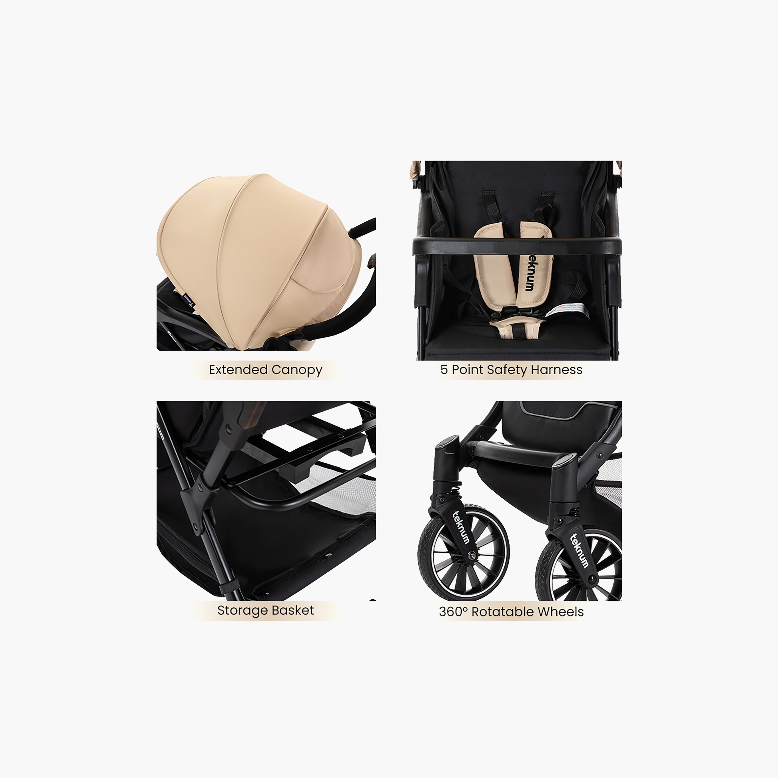 Teknum Flylite Stroller with Cup Holder-baby-gear-strollersandprams-strollers-image-8