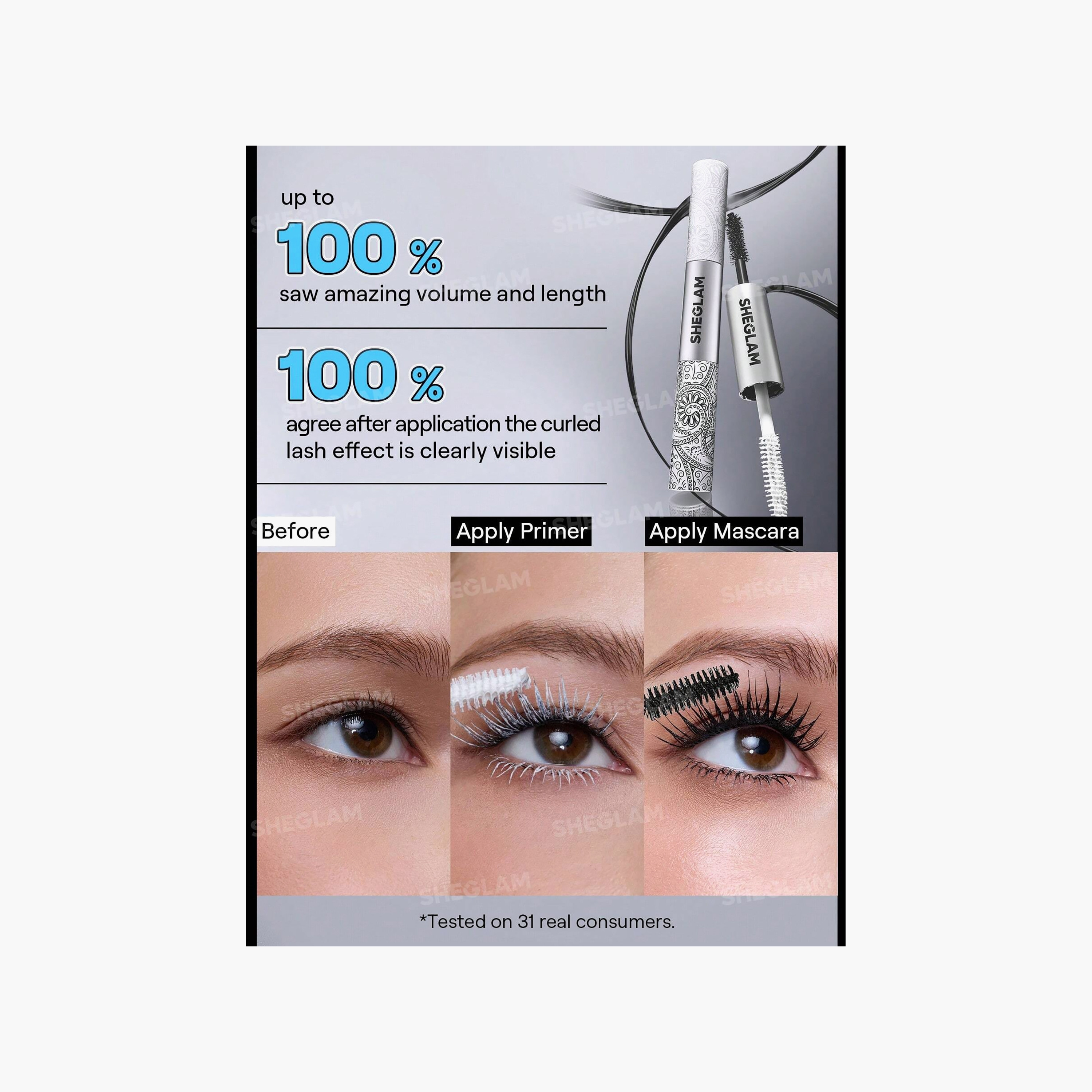 ماسكارا شيغلام المتكاملة لتكثيف الرموش، برايمر وأنبوب، 25 غرام-beautyandpersonalcare-makeup-eyes-mascaras-image-4