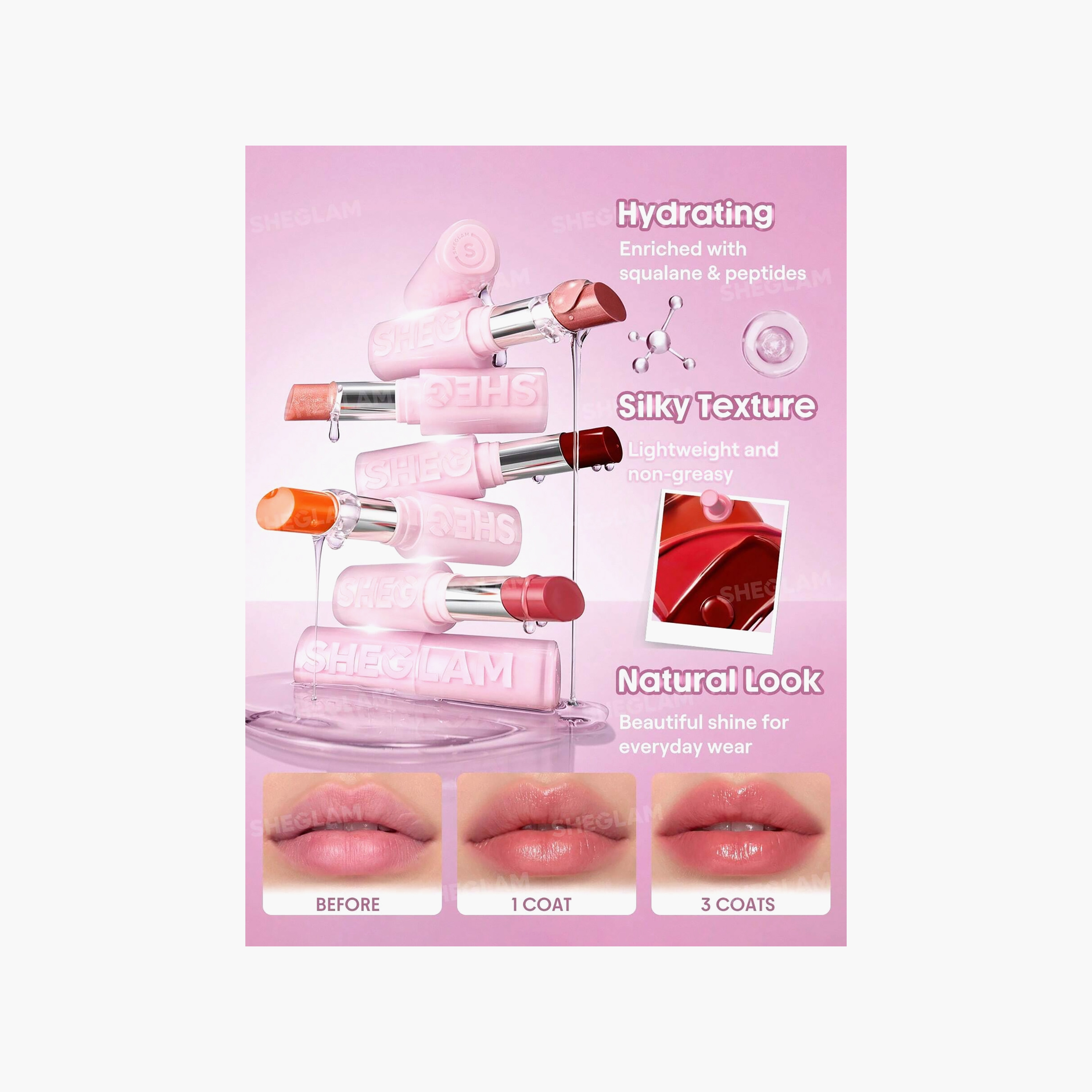Sheglam Silk Slip Lip Oil Balm 3ml-beautyandpersonalcare-makeup-lips-lipsticks-image-4