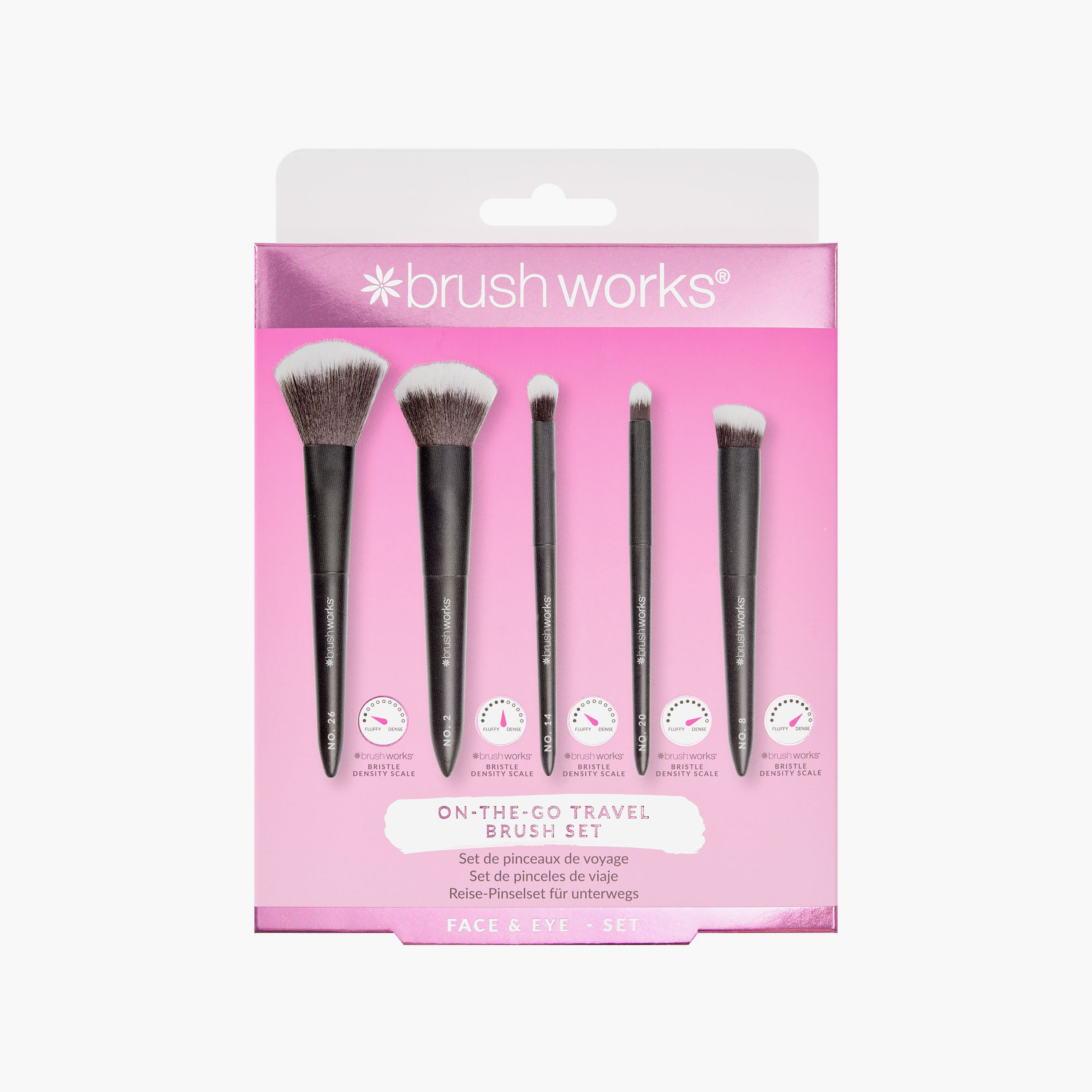 Brushworks Travel Makeup Brush Set 5 Pcs-beautyandpersonalcare-skin-treatments-image-2
