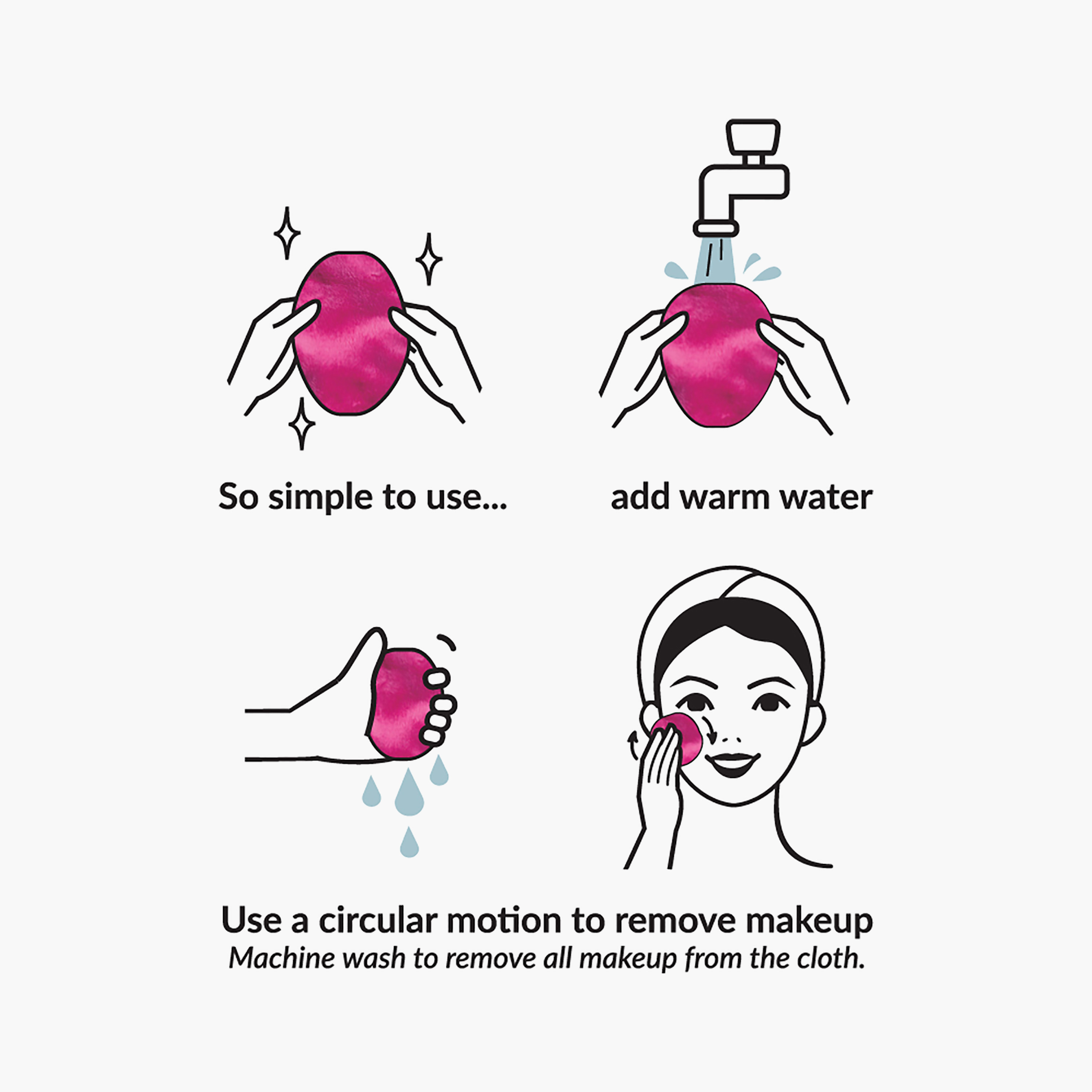Brushworks Makeup Remover Cloth 1 Pc-beautyandpersonalcare-skin-treatments-image-4
