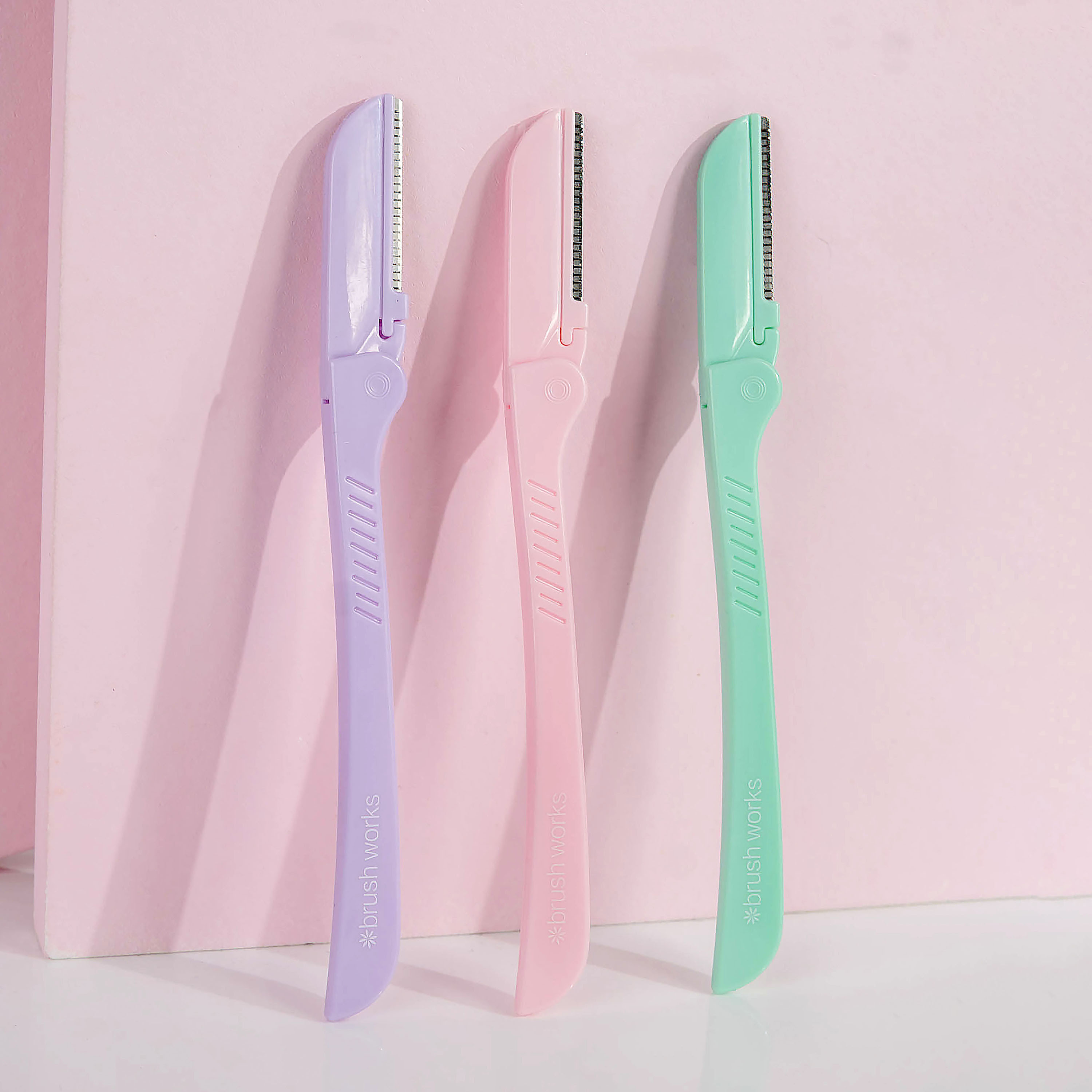 Brushworks Precision Eyebrow Razor Mixed 3 Pcs-beautyandpersonalcare-skin-treatments-image-5