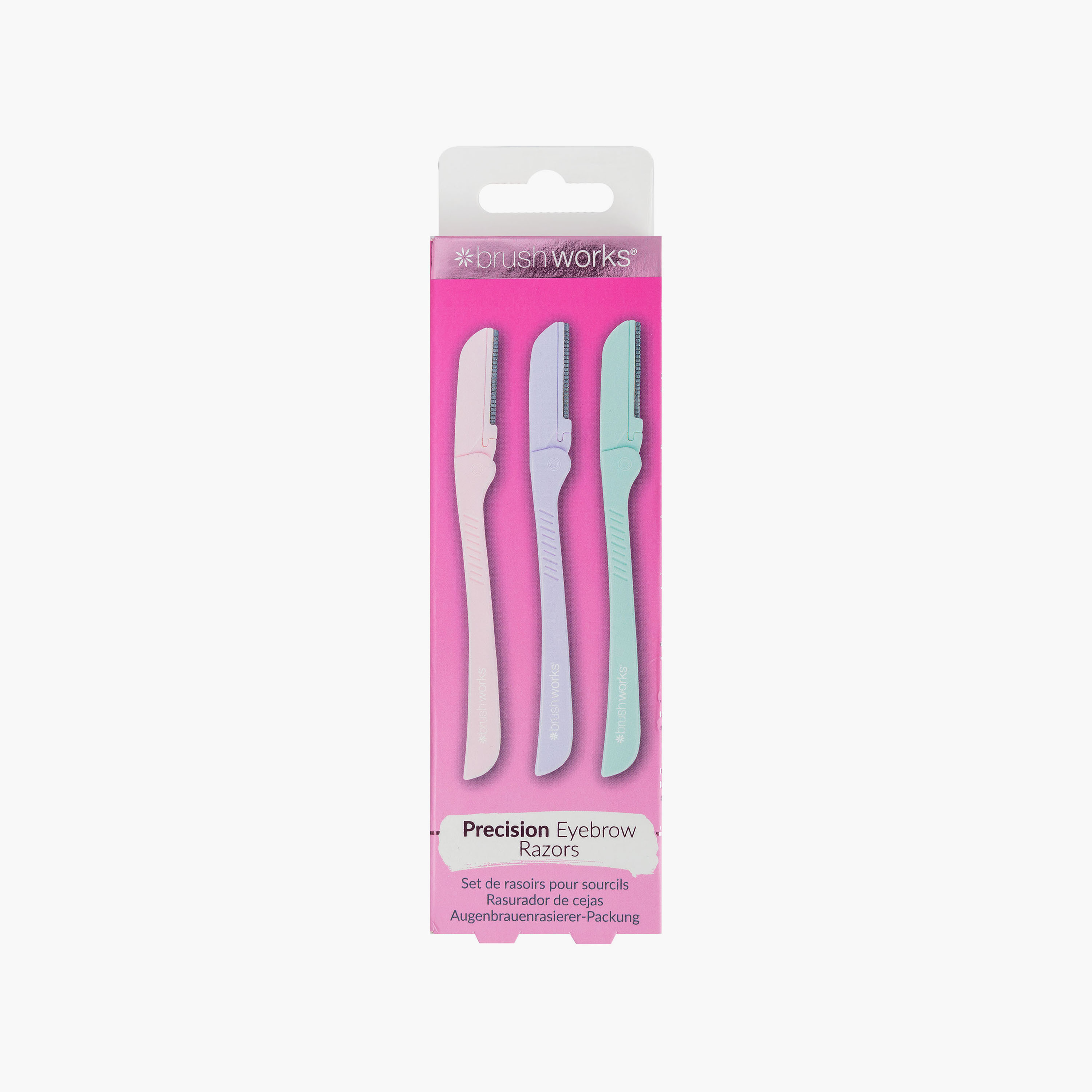Brushworks Precision Eyebrow Razor Mixed 3 Pcs-beautyandpersonalcare-skin-treatments-image-6