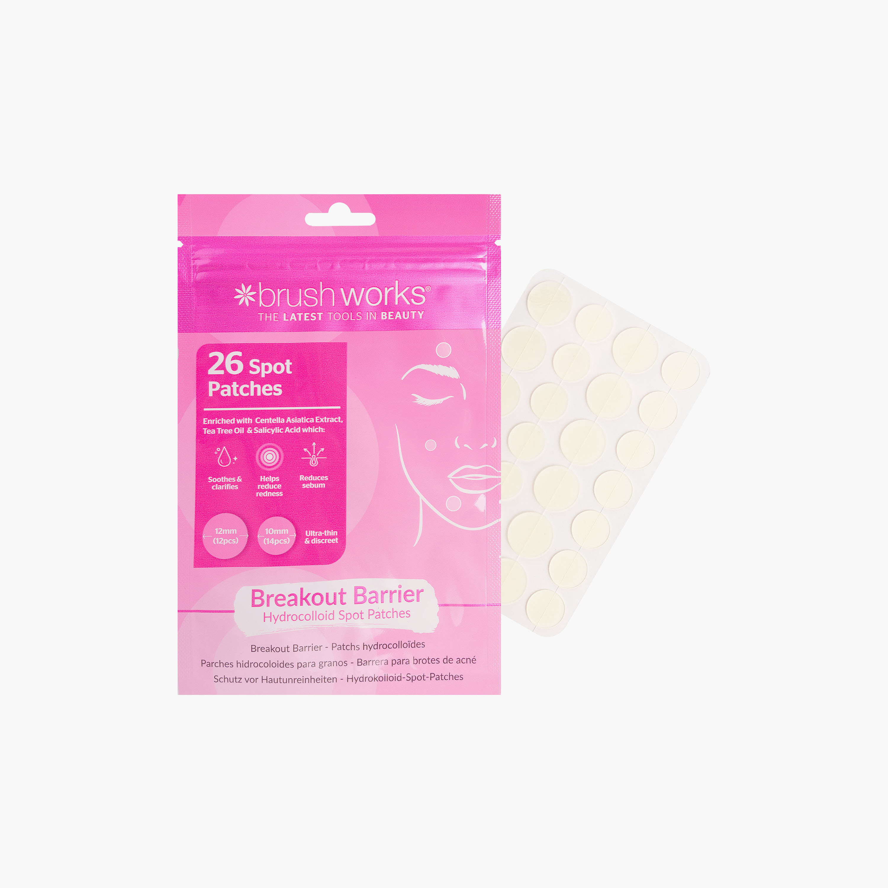 Brushworks Hydrocolloid Spot Patches 26 Pcs-beautyandpersonalcare-skin-treatments-image-5