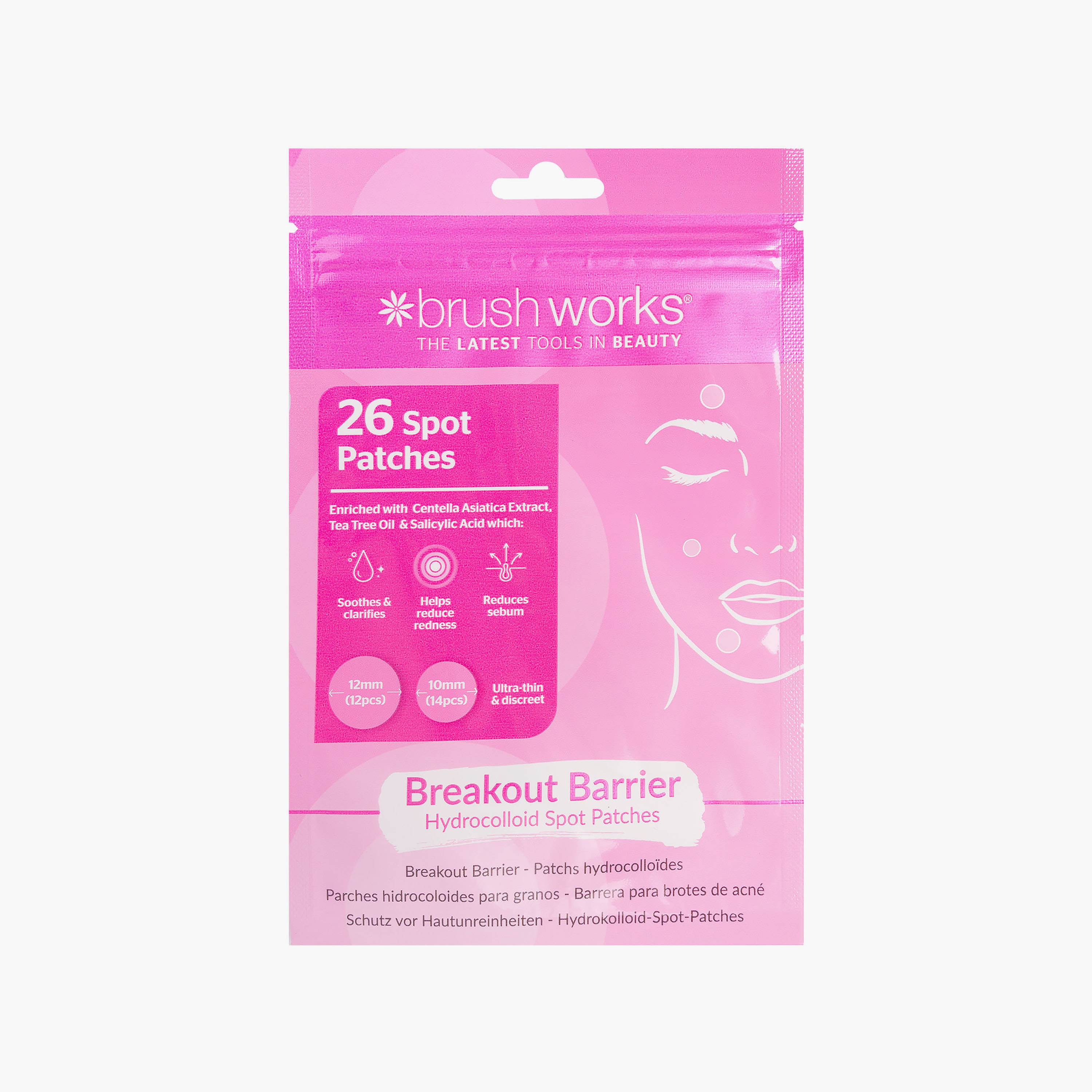 Brushworks Hydrocolloid Spot Patches 26 Pcs-beautyandpersonalcare-skin-treatments-image-8