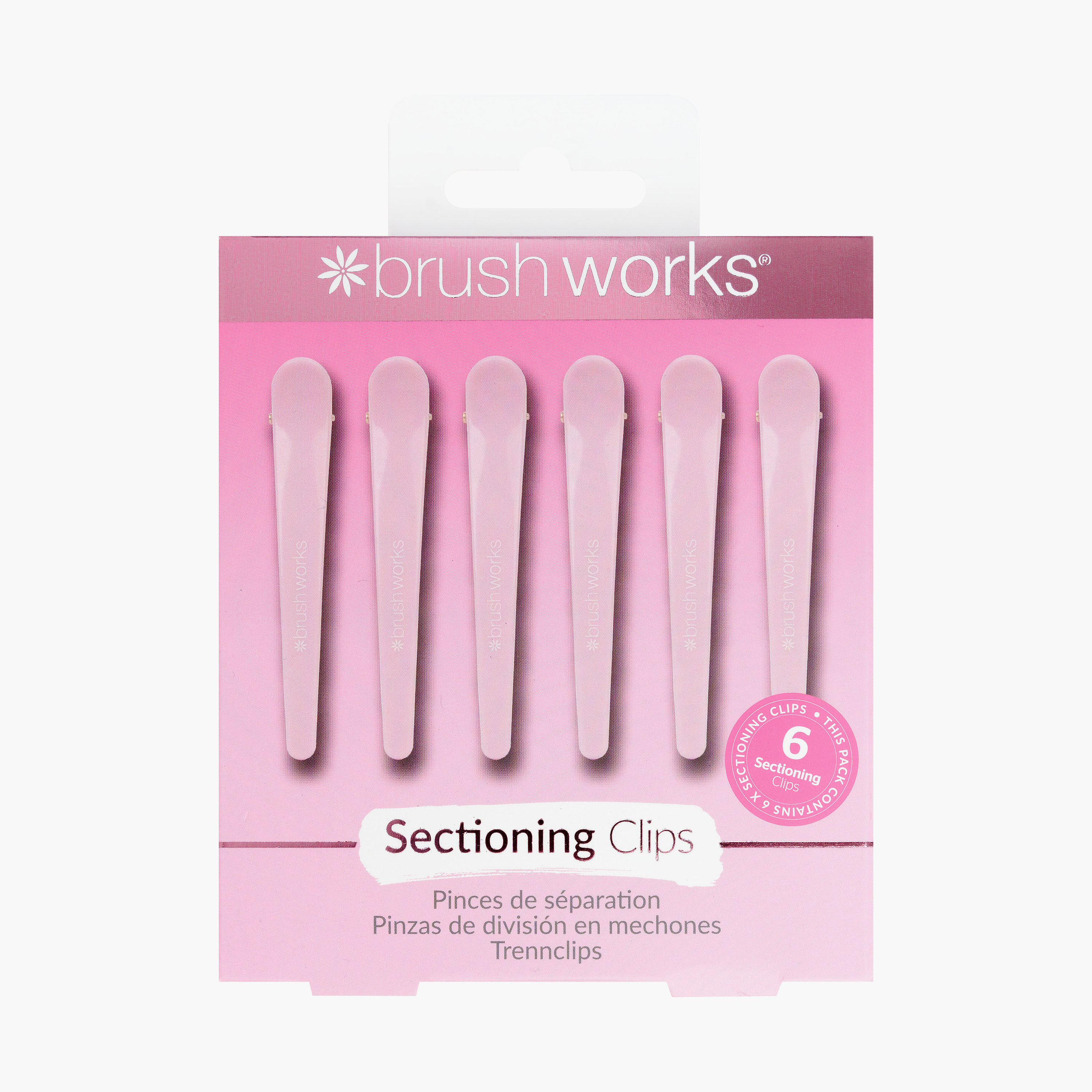 Brushworks Sectioning Clips 6 Pcs-beautyandpersonalcare-skin-treatments-image-5