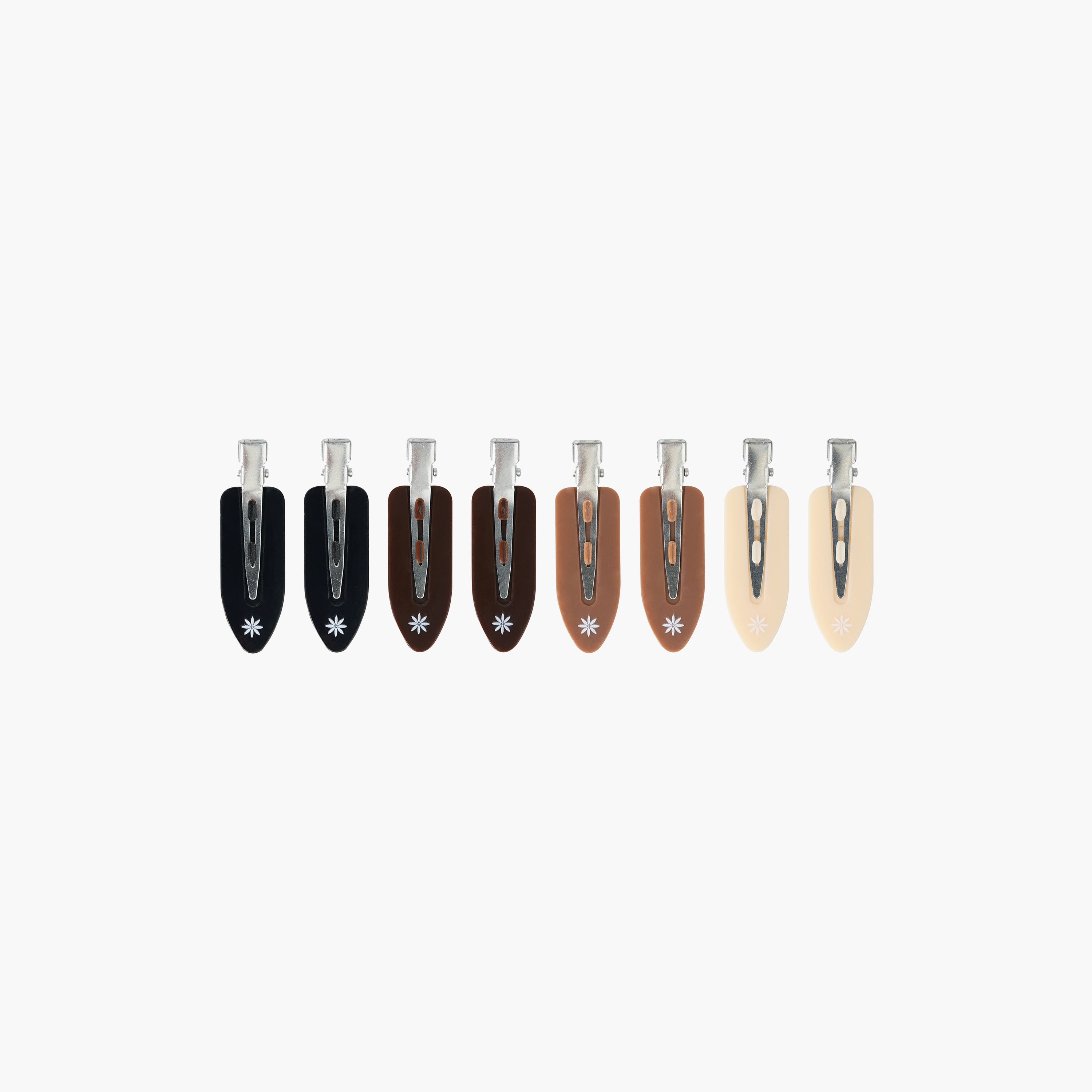 Brushworks Nude No Crease Hair Clips 8 Pcs-beautyandpersonalcare-skin-treatments-image-1