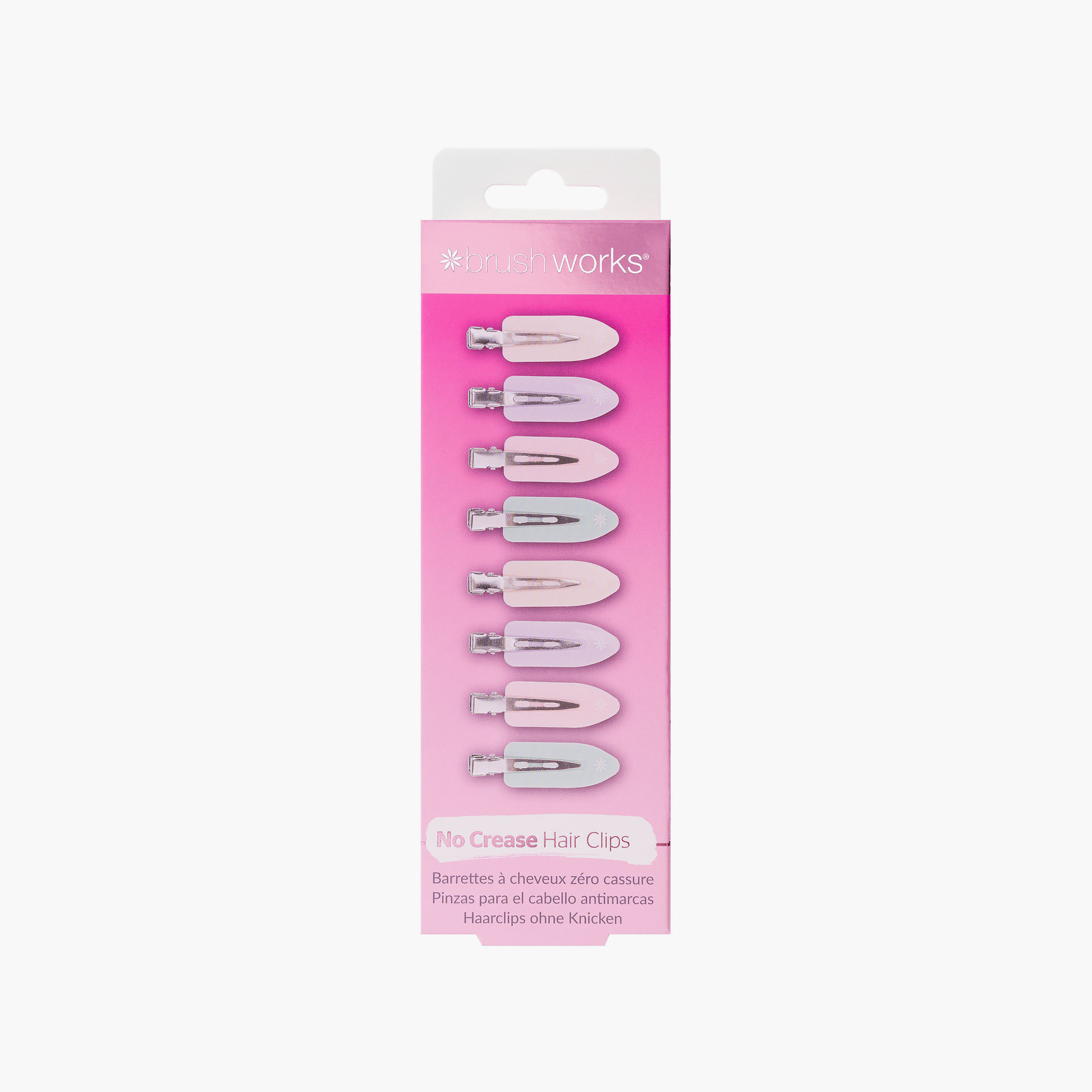 Brushworks Pastel No Crease Hair Clips 8 Pcs-beautyandpersonalcare-skin-treatments-image-6