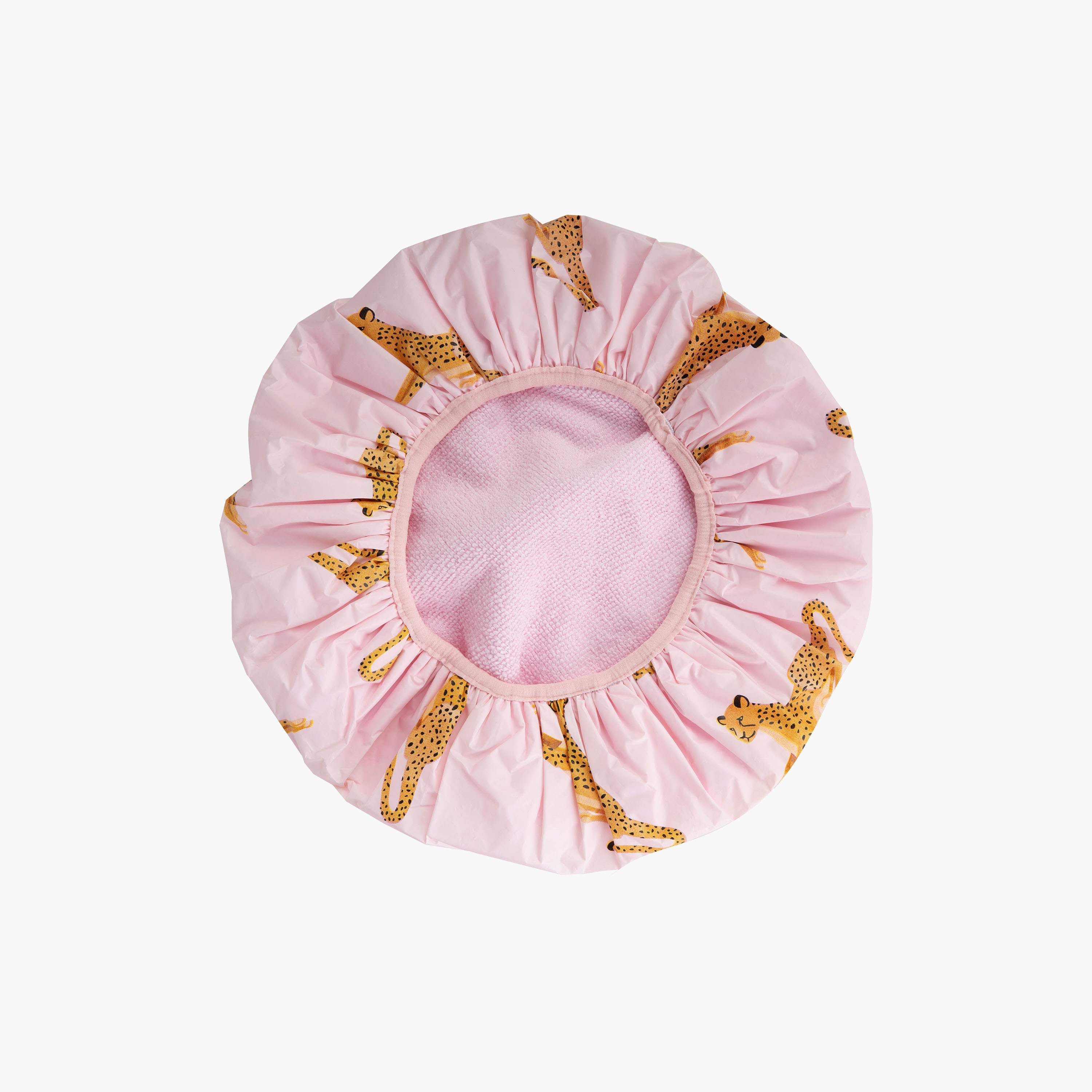 Brushworks Reversible Shower Cap Leopard Pattern 1 Pc-beautyandpersonalcare-skin-treatments-image-1