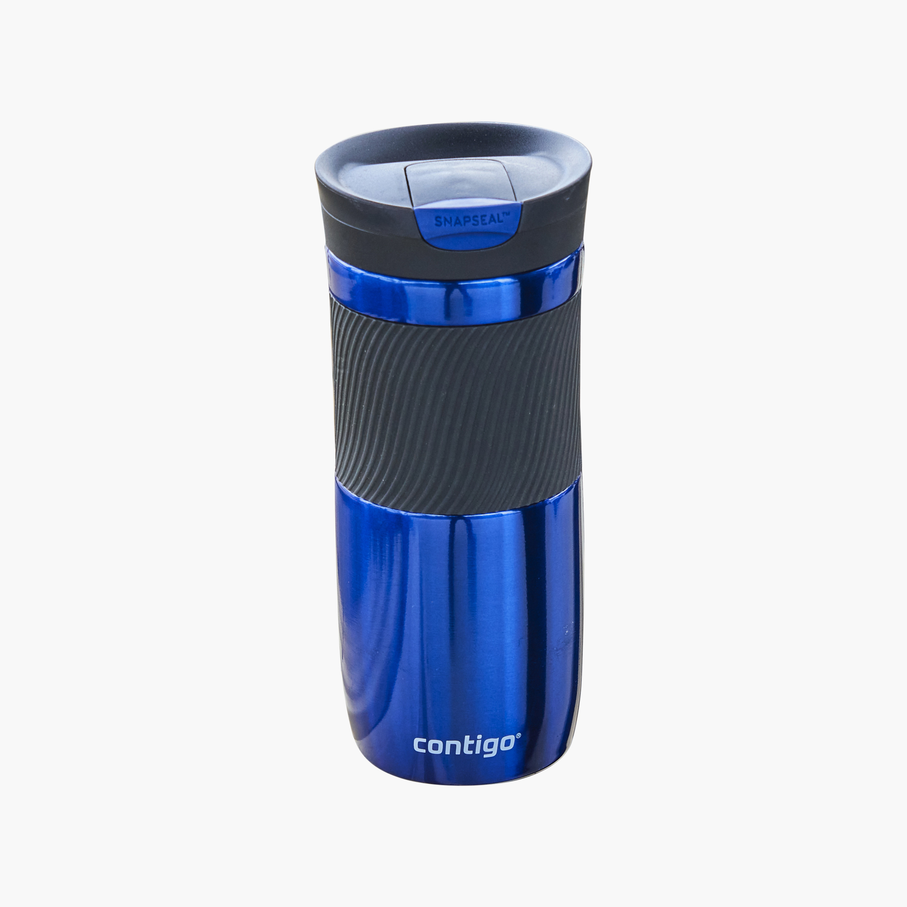 Contigo Plain Stainless Steel Travel Mug with Snap Spout and Leak Resistant Design - 470 ml-school-waterbottles-image-1