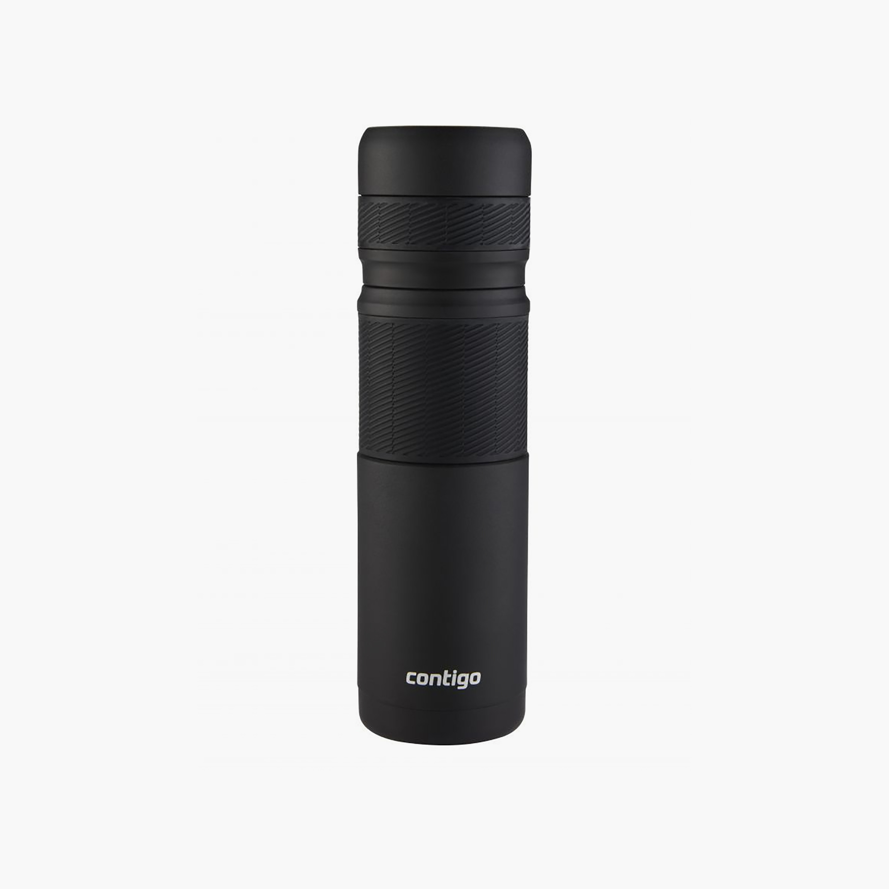 Contigo Plain Stainless Steel Water Bottle with Screw Spout and Leak Resistant Design - 740 ml-school-waterbottles-image-1