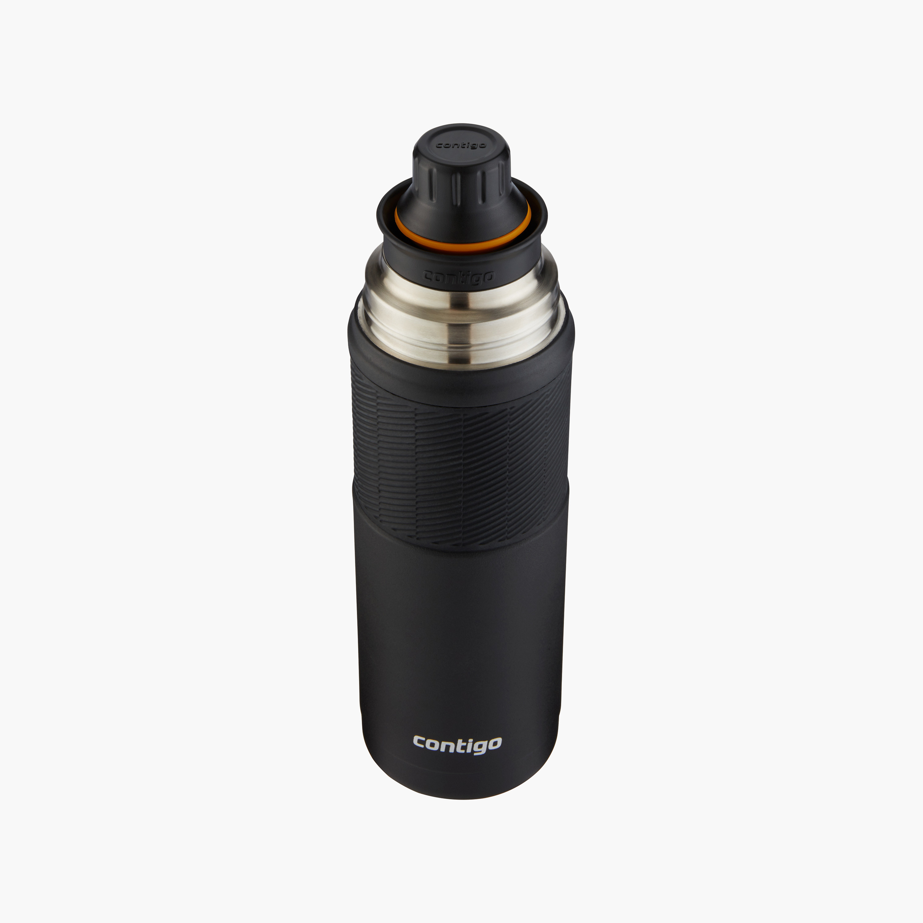 Contigo Plain Stainless Steel Water Bottle with Screw Spout and Leak Resistant Design - 740 ml-school-waterbottles-image-3