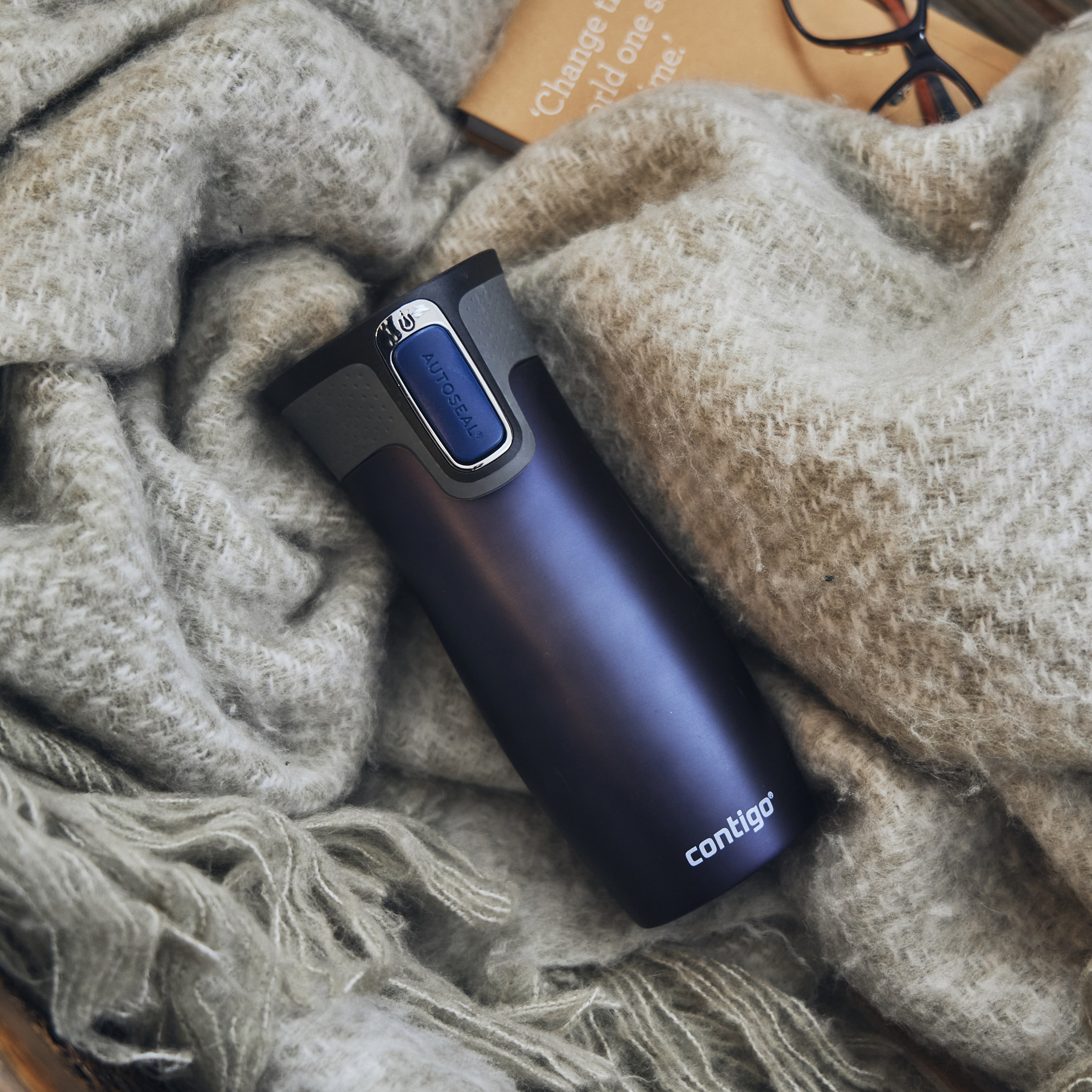 Contigo Plain Stainless Steel Travel Mug with Autoseal Spout and Leak Resistant Design - 470 ml-school-waterbottles-image-3