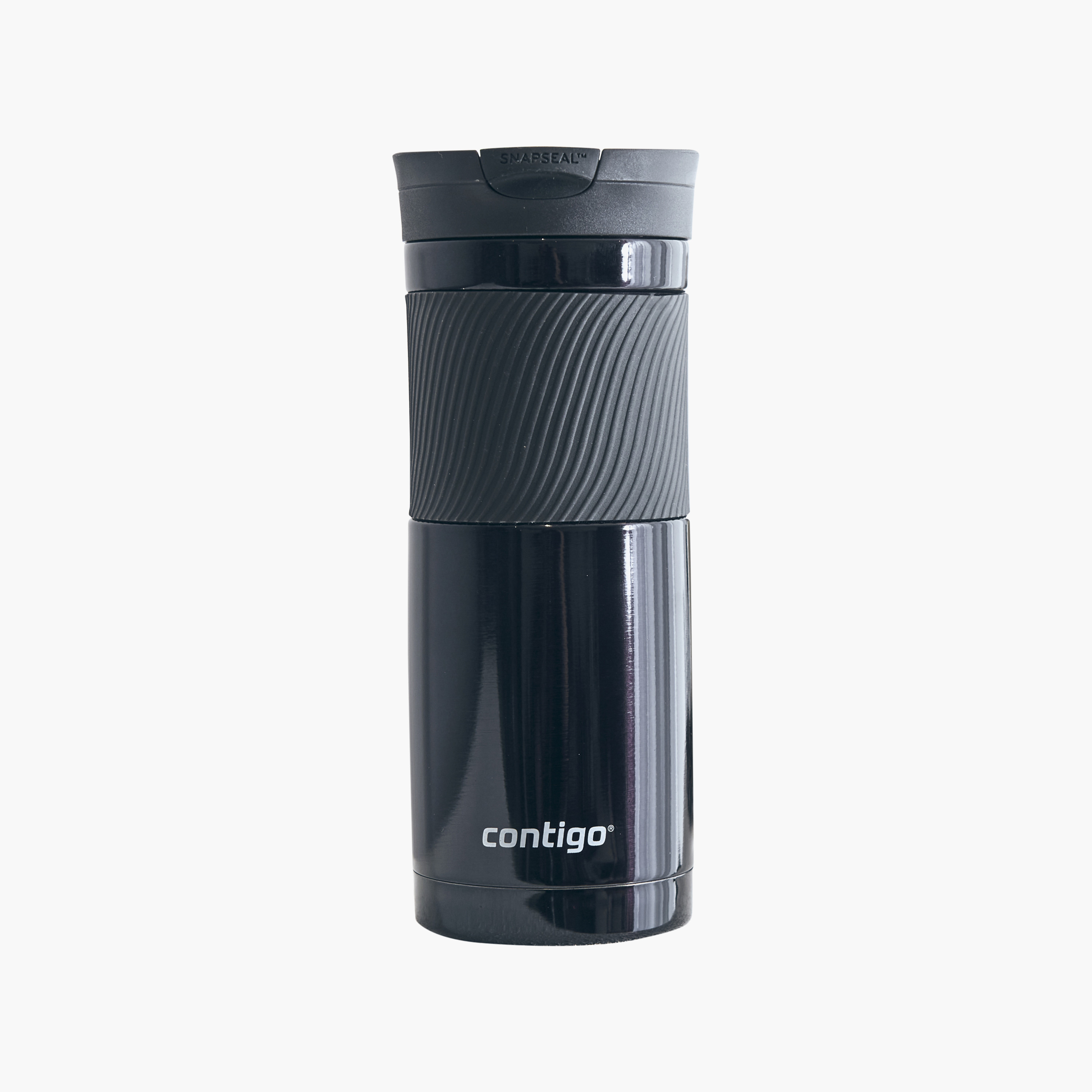 Contigo Plain Stainless Steel Travel Mug with Snap Spout and Leak Resistant Design - 590 ml-school-waterbottles-image-1