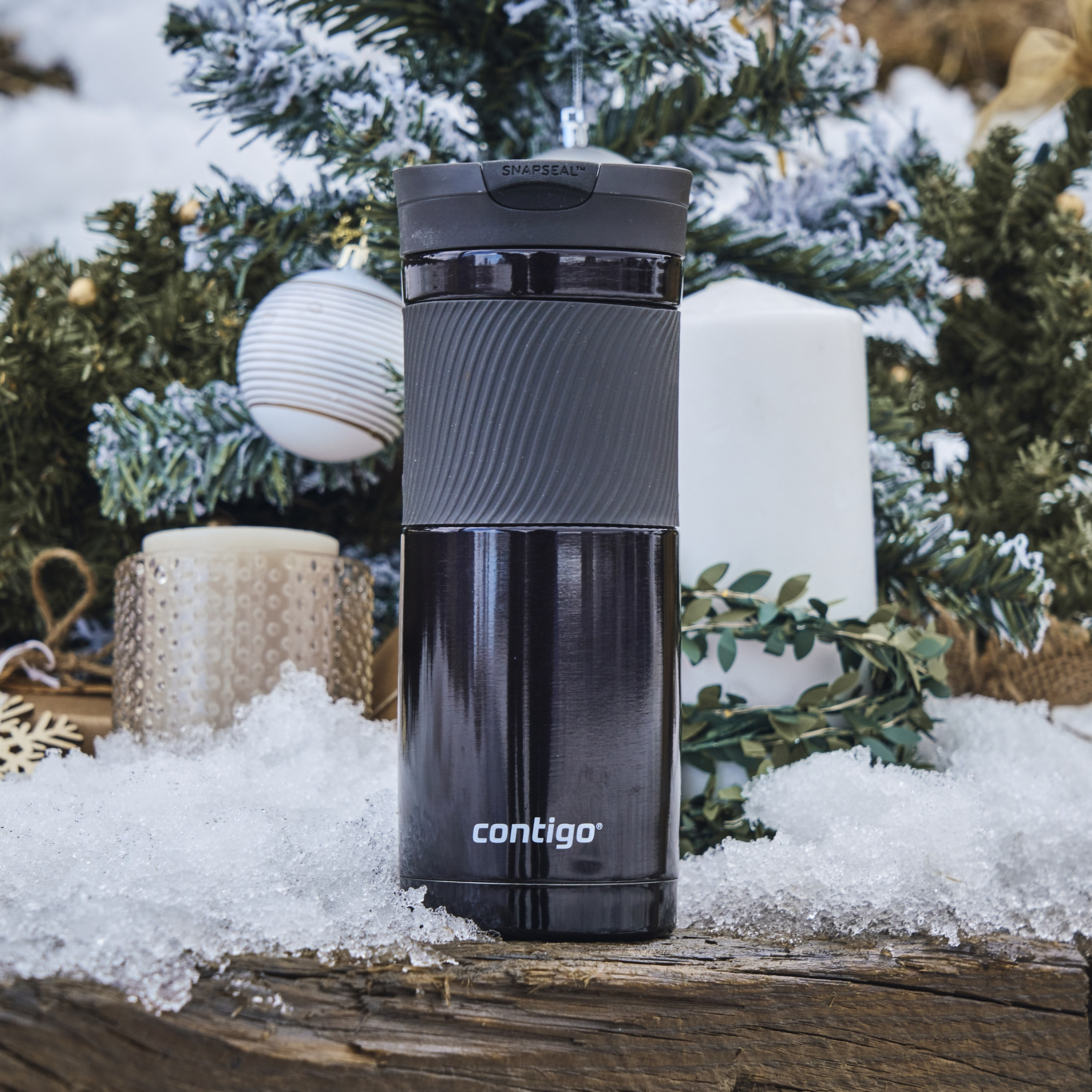 Contigo Plain Stainless Steel Travel Mug with Snap Spout and Leak Resistant Design - 590 ml-school-waterbottles-image-4
