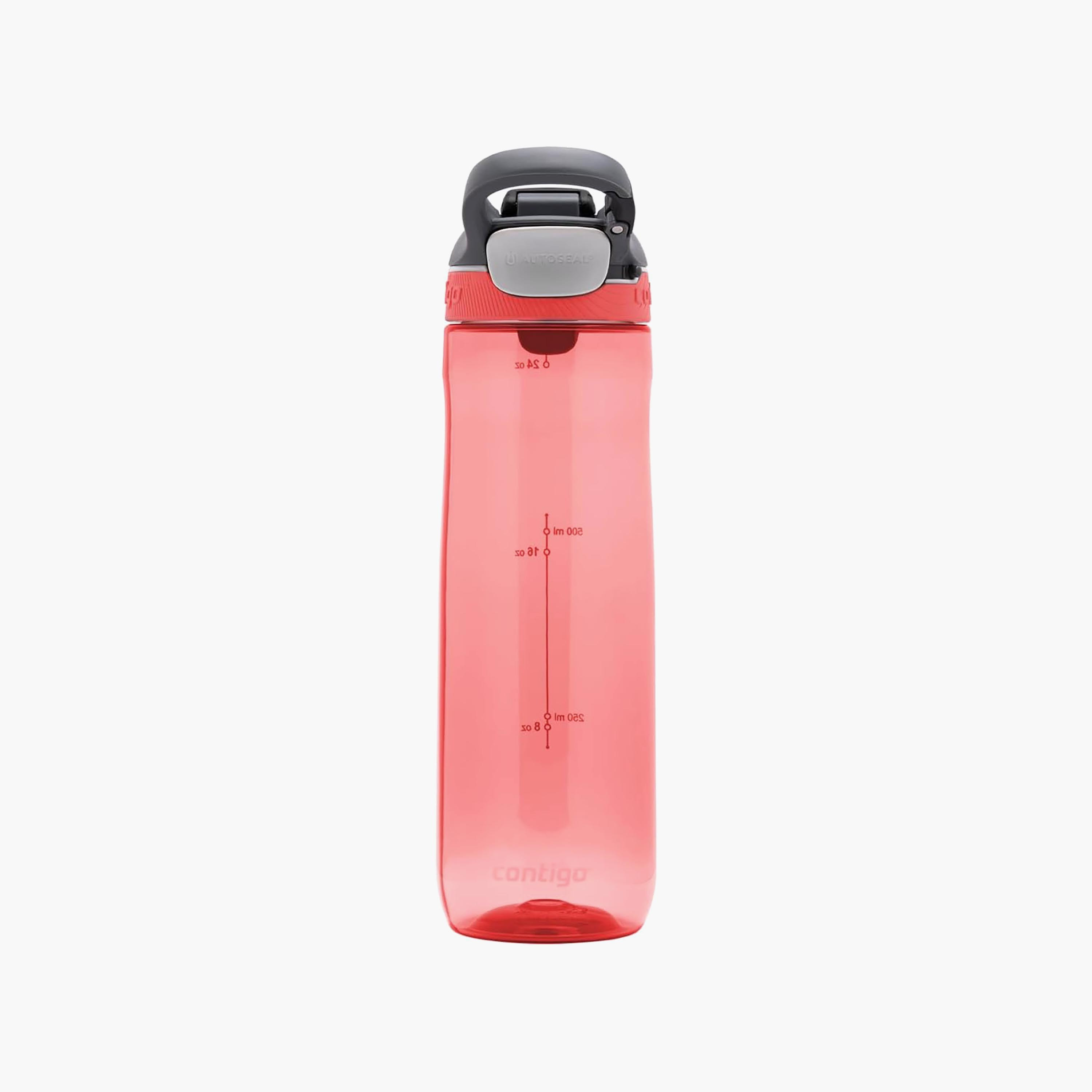 Contigo Plain Plastic Water Bottle with Snap Spout and Leak Resistant Design - 720 ml-school-waterbottles-image-1