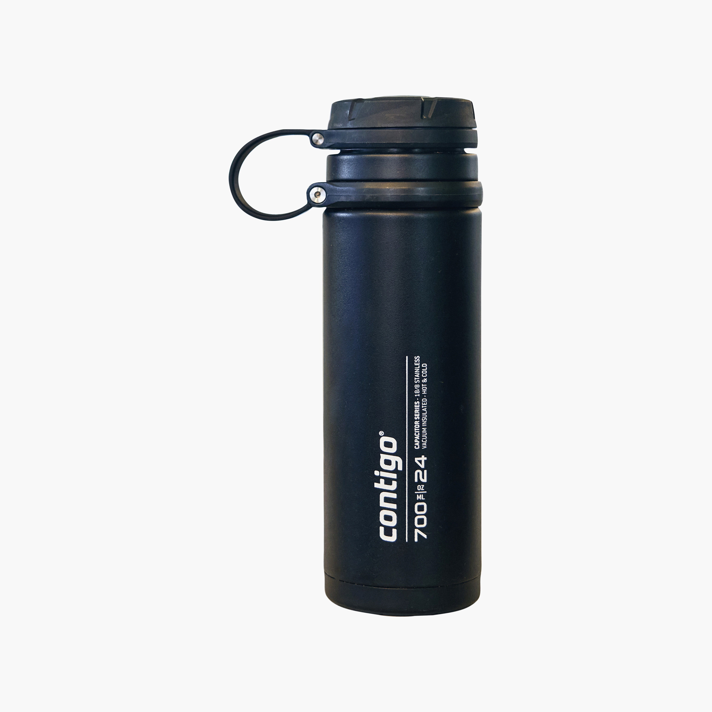 Contigo Plain Stainless Steel Water Bottle with Wide Mouth and Leak Resistant Design - 720 ml-school-waterbottles-image-1
