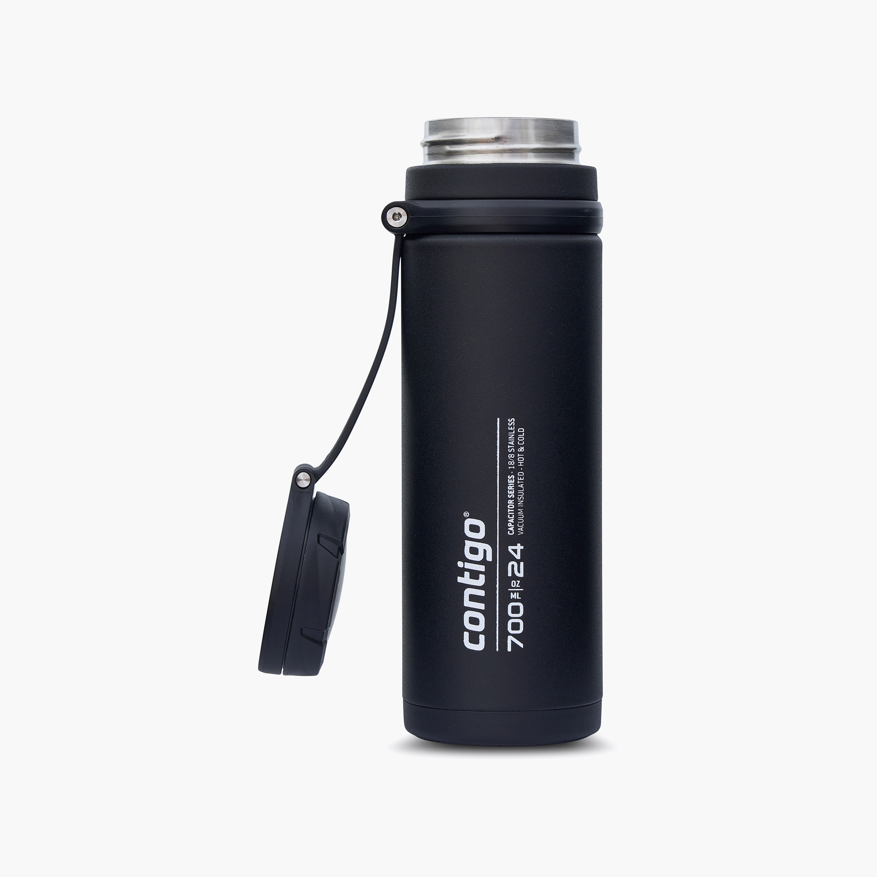 Contigo Plain Stainless Steel Water Bottle with Wide Mouth and Leak Resistant Design - 720 ml-school-waterbottles-image-5