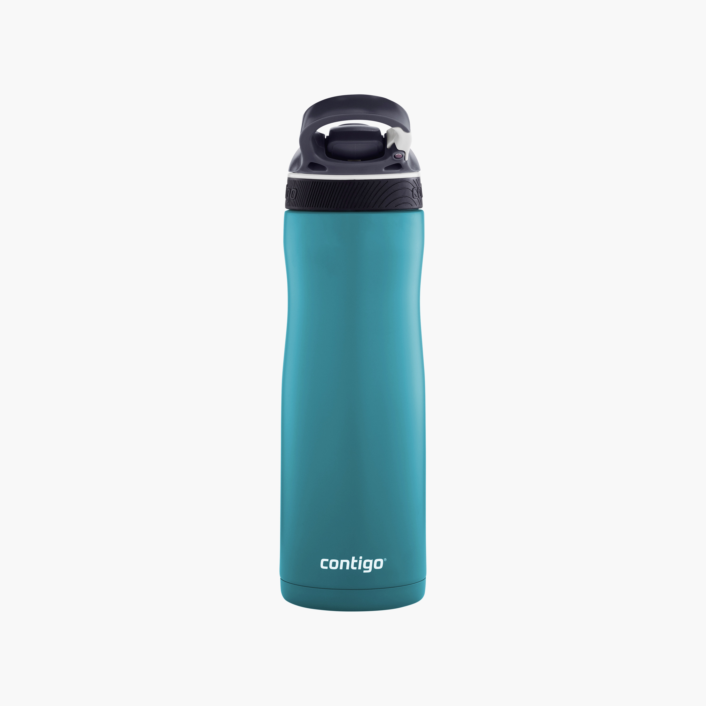 زجاجة مياه سادة من الستانلس ستيل مع فوهة شرب وتصميم مانع للتسرب سعة 590 مل من كونتيجو-school-waterbottles-image-1