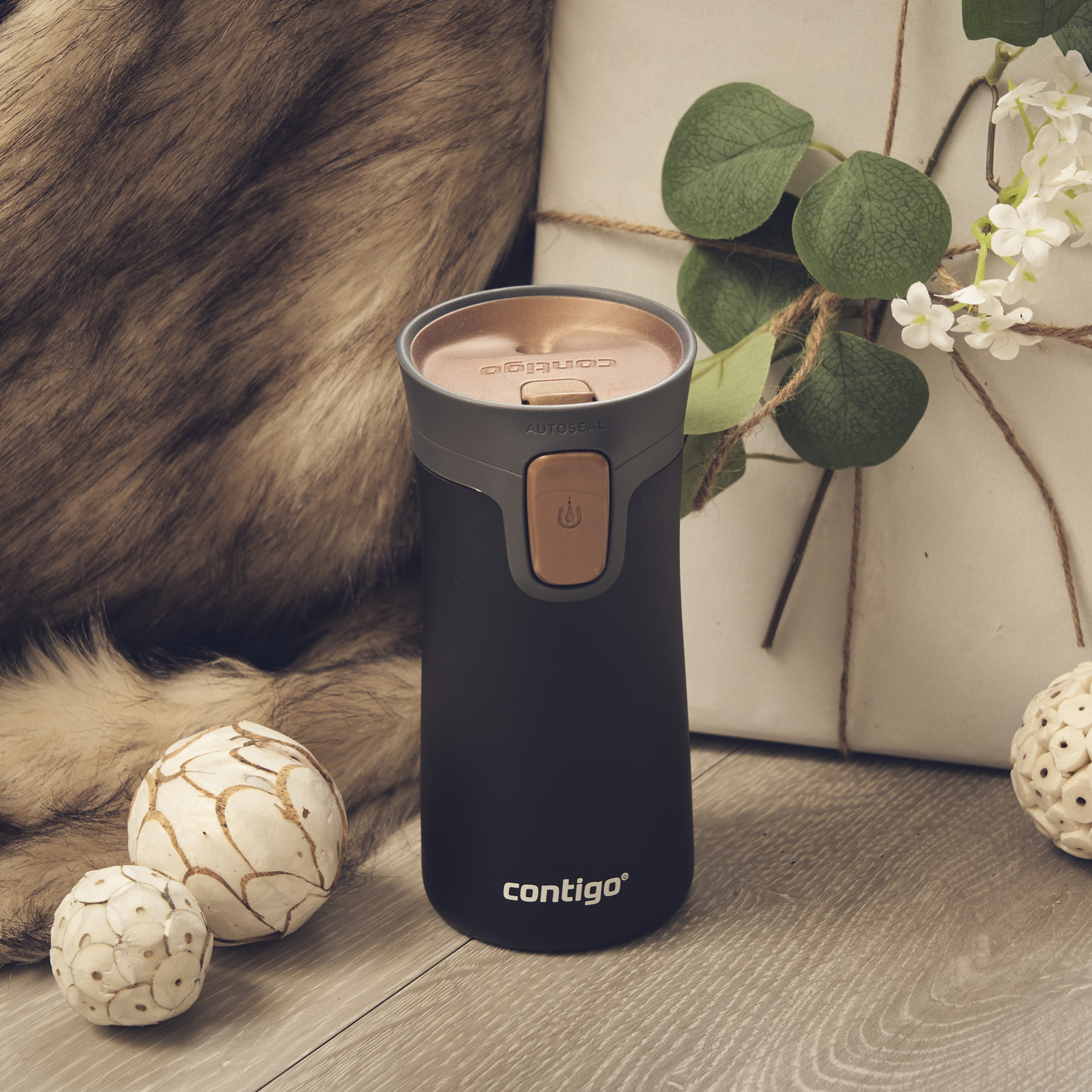 Contigo Plain Stainless Steel Travel Mug with Autoseal Spout and Leak Resistant Design - 300 ml-school-waterbottles-image-2
