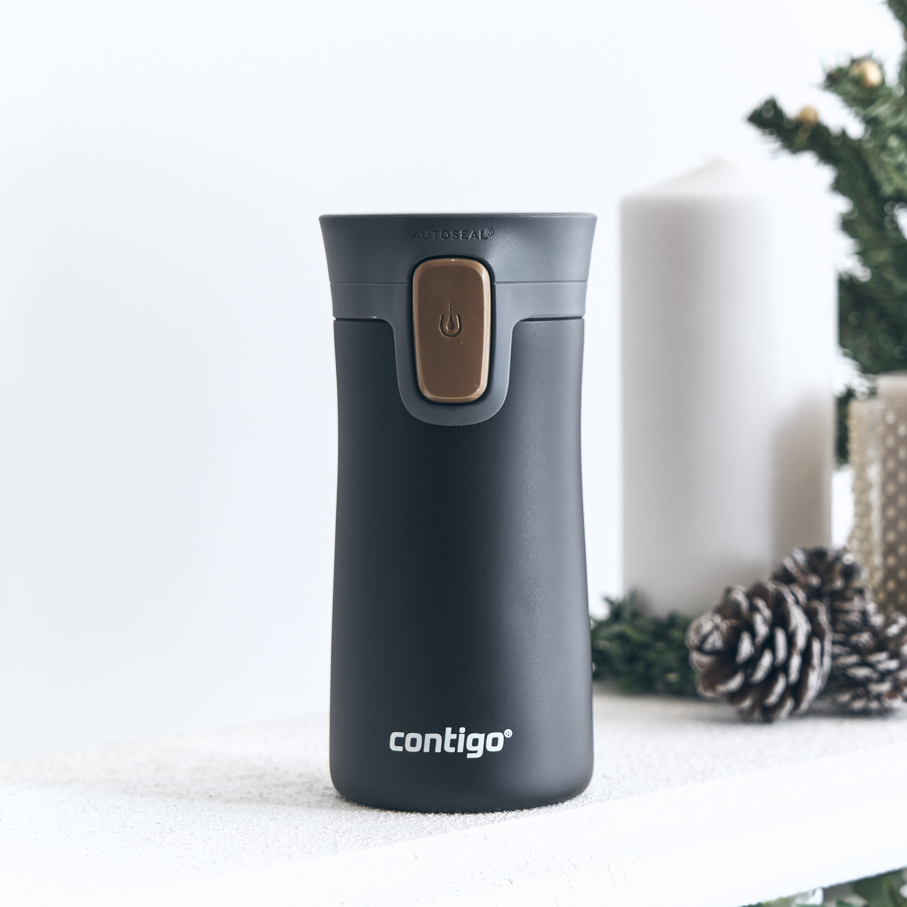 Contigo Plain Stainless Steel Travel Mug with Autoseal Spout and Leak Resistant Design - 300 ml-school-waterbottles-image-9