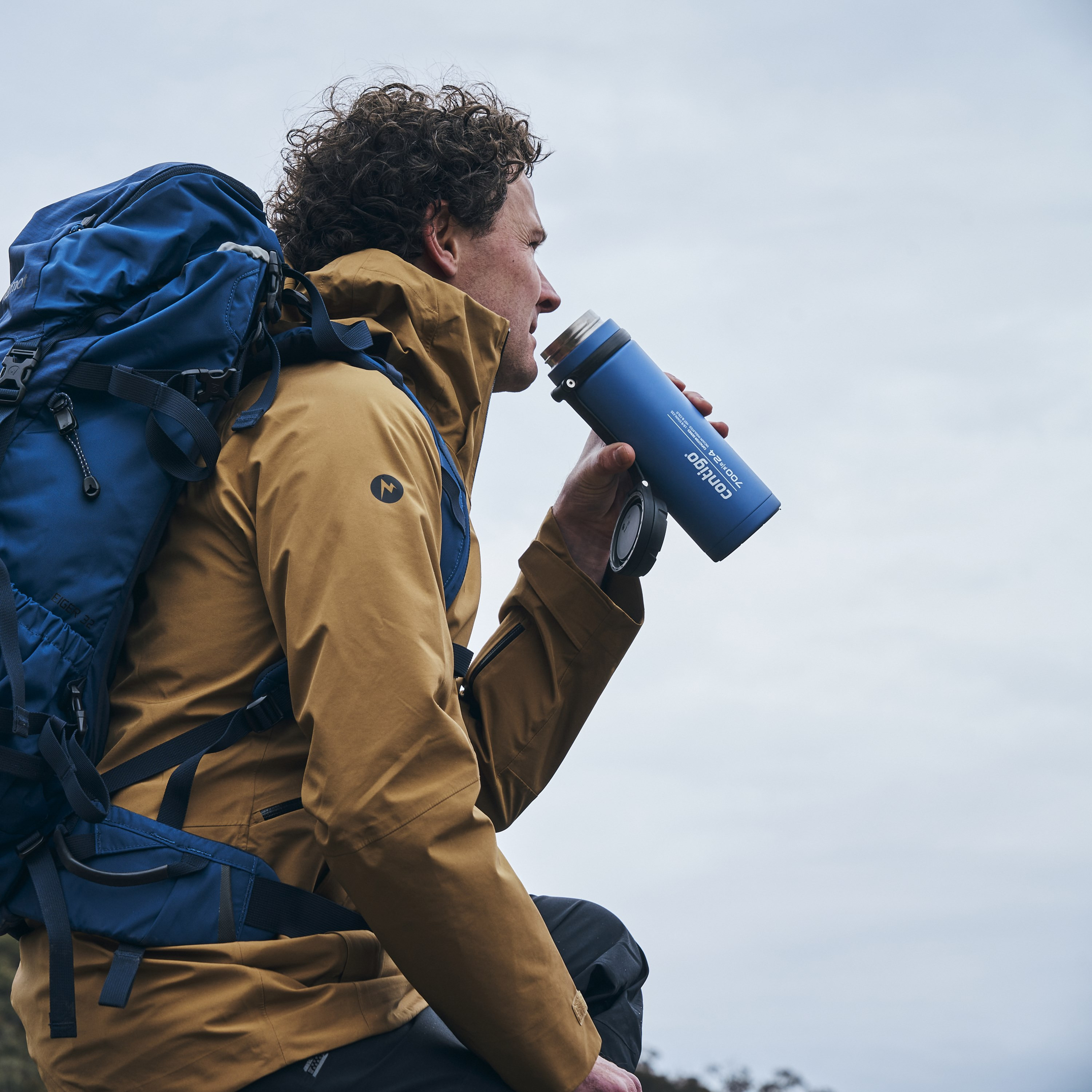 Contigo Plain Stainless Steel Water Bottle with Wide Mouth and Leak Resistant Design - 720 ml-school-waterbottles-image-8