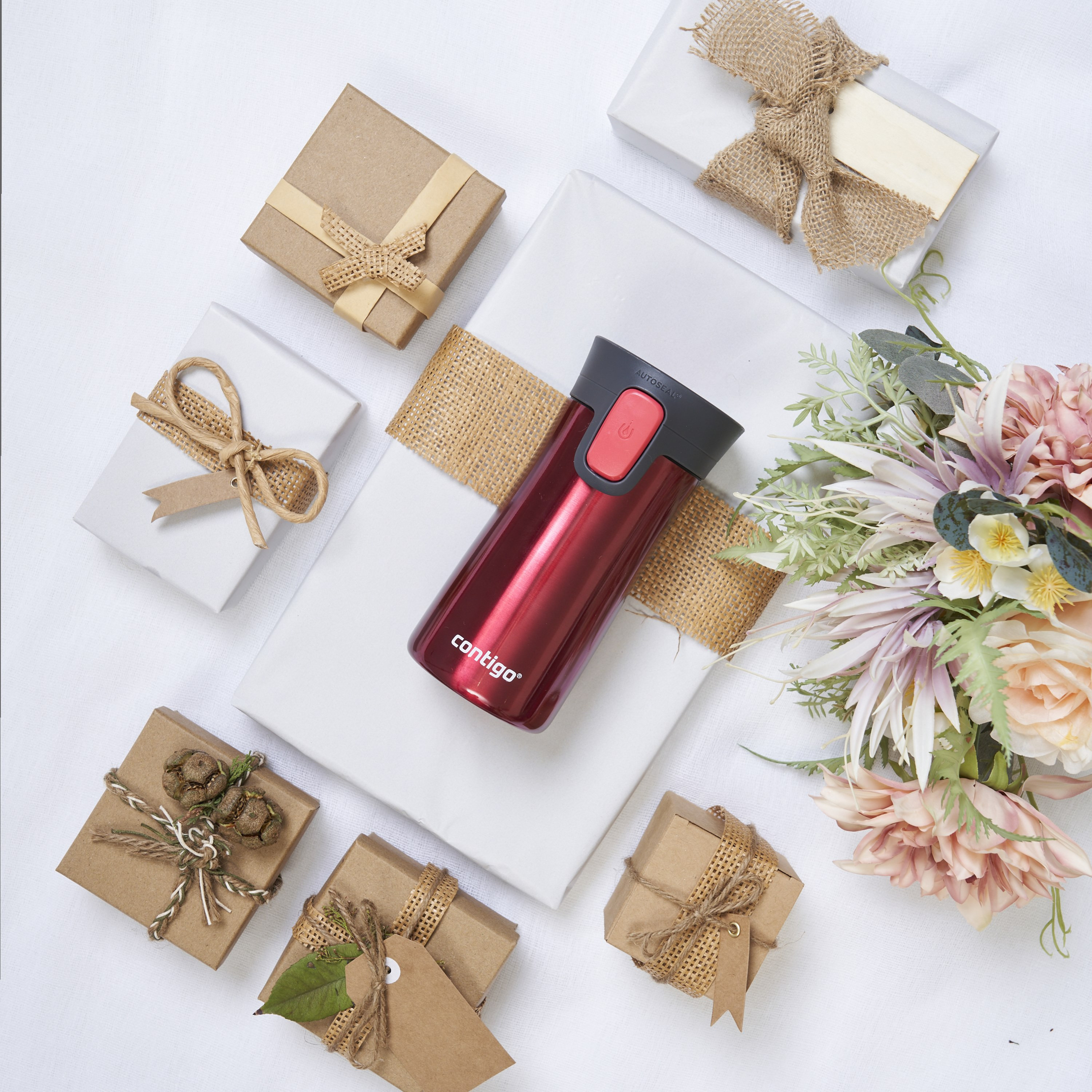 Contigo Plain Stainless Steel Travel Mug with Autoseal Spout and Leak Resistant Design - 300 ml-school-waterbottles-image-5