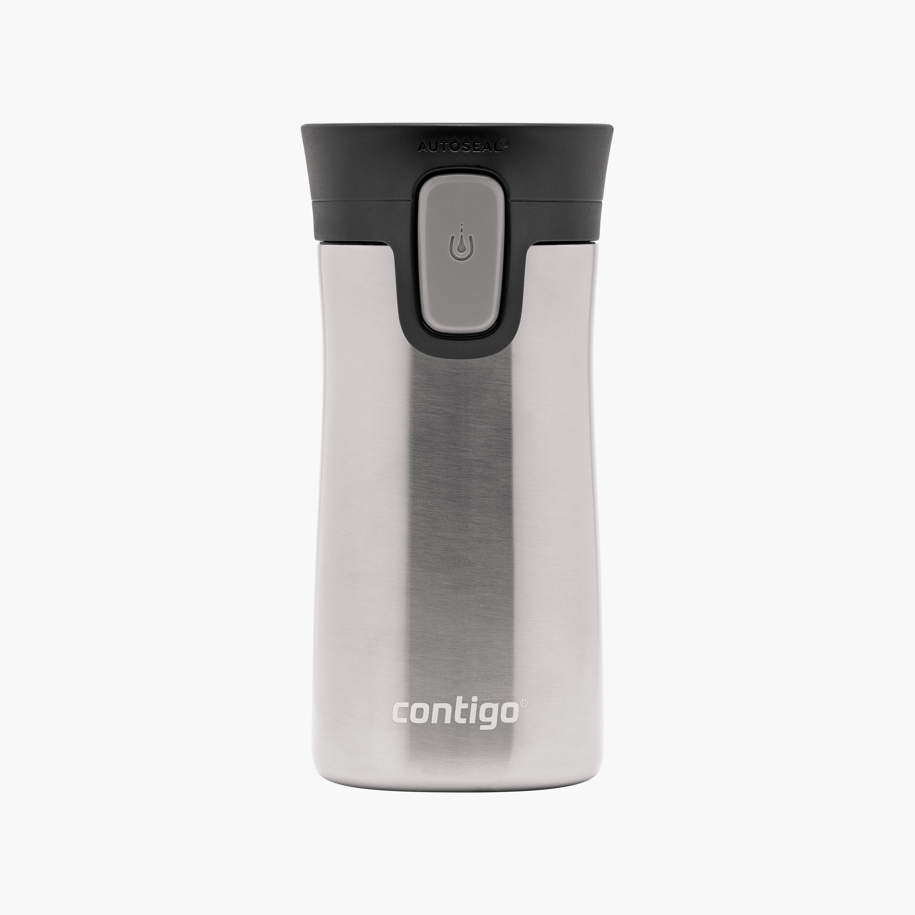 Contigo Plain Stainless Steel Travel Mug with Autoseal Spout and Leak Resistant Design - 300 ml-school-waterbottles-image-1