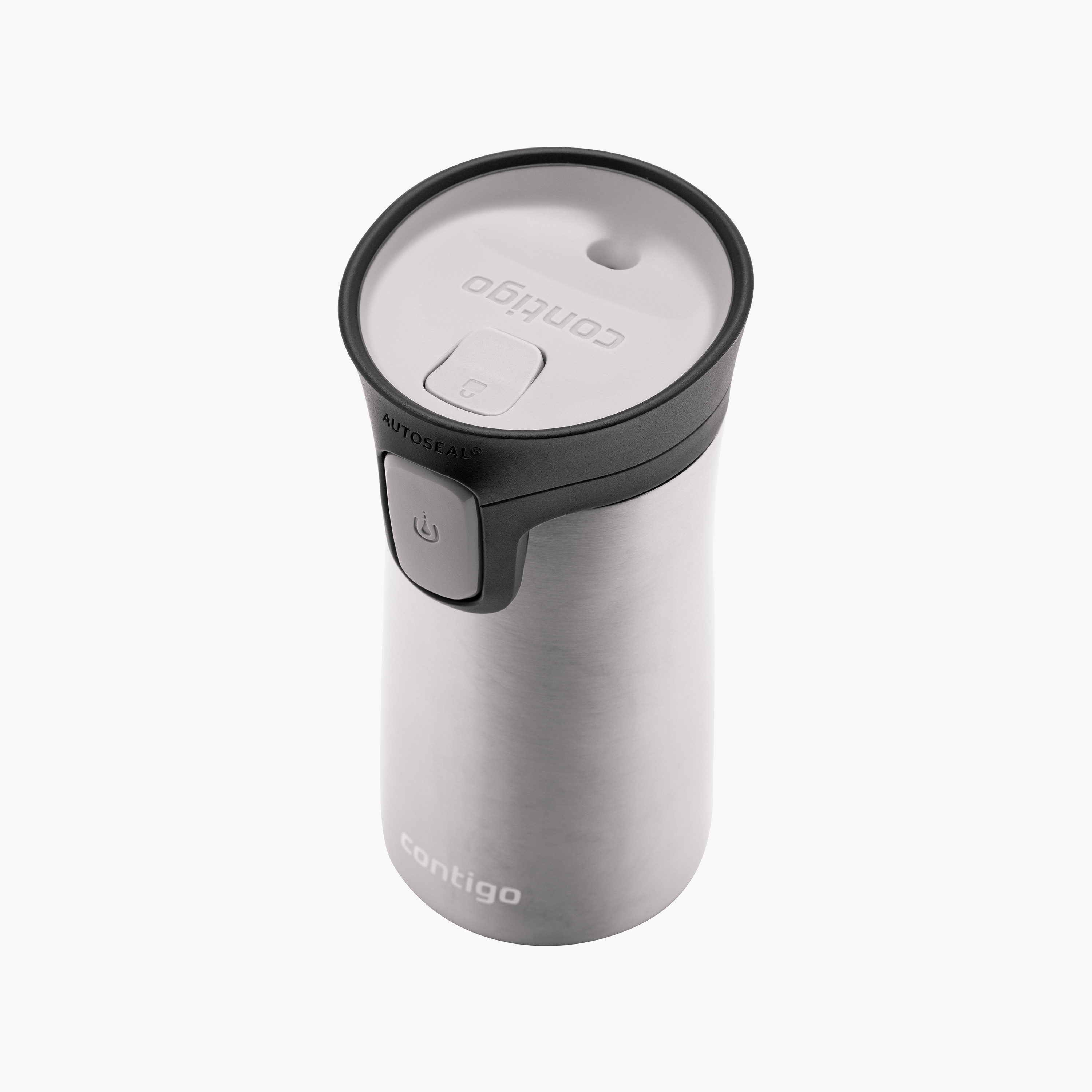Contigo Plain Stainless Steel Travel Mug with Autoseal Spout and Leak Resistant Design - 300 ml-school-waterbottles-image-2