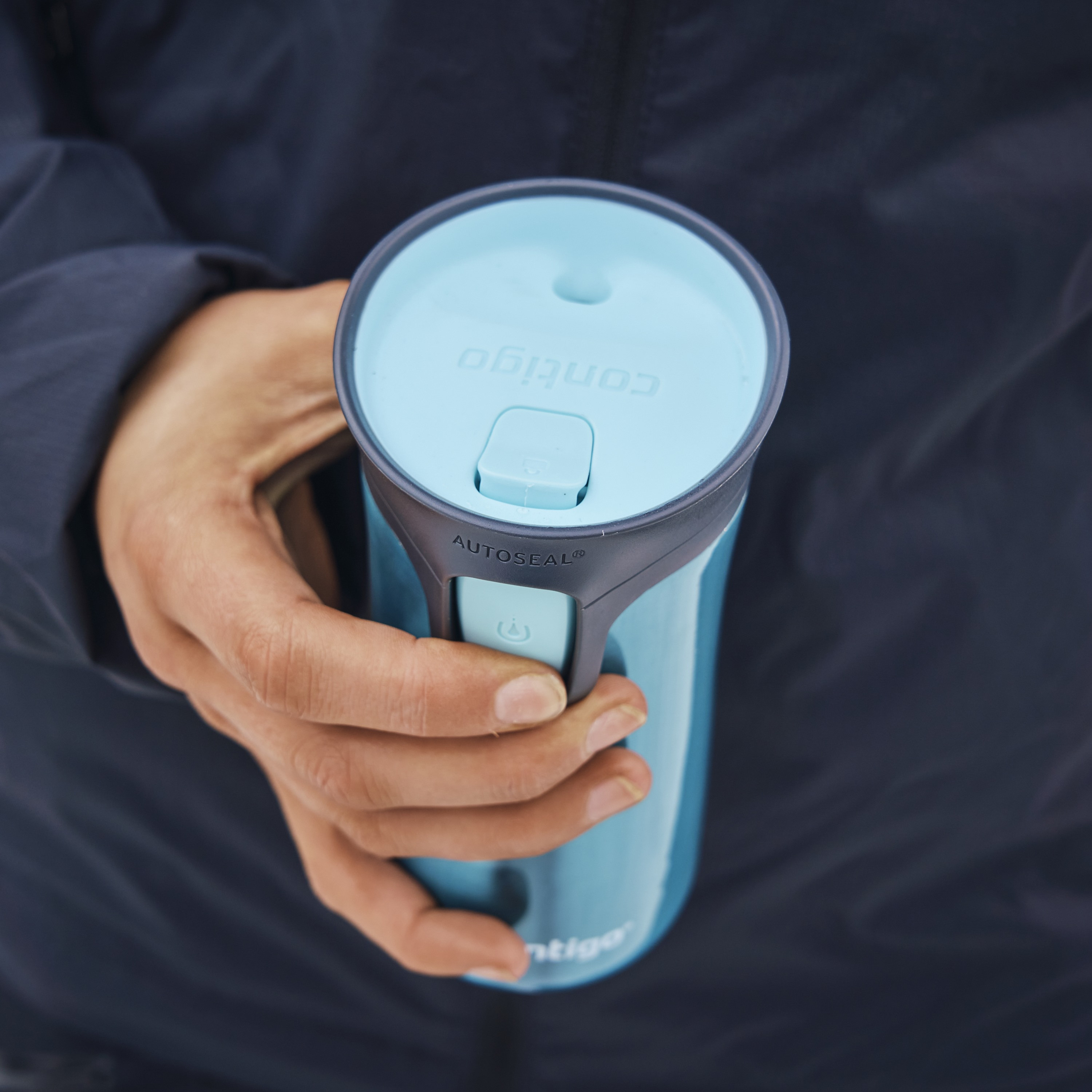 Contigo Plain Stainless Steel Travel Mug with Autoseal Spout and Leak Resistant Design - 300 ml-school-waterbottles-image-10