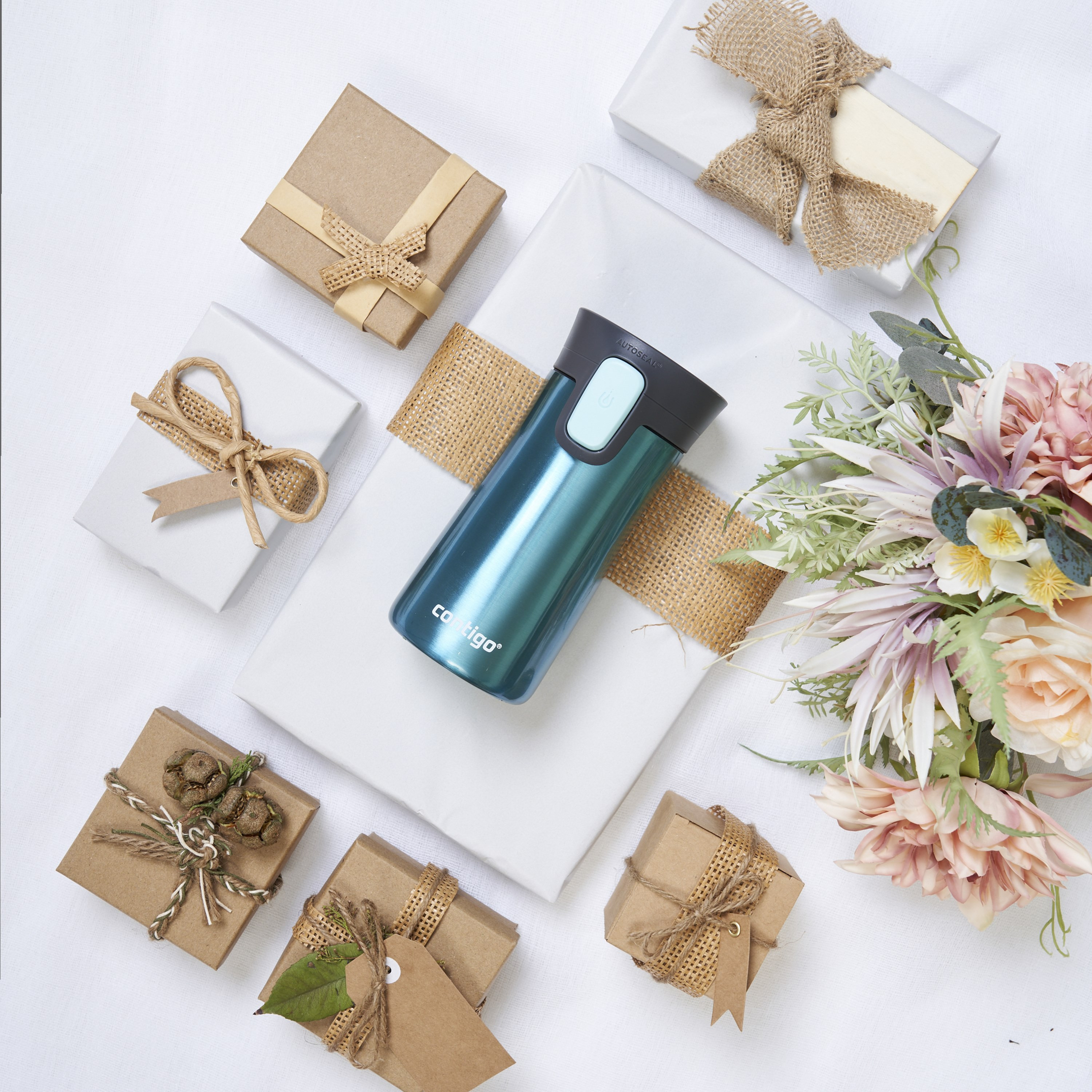 Contigo Plain Stainless Steel Travel Mug with Autoseal Spout and Leak Resistant Design - 300 ml-school-waterbottles-image-5