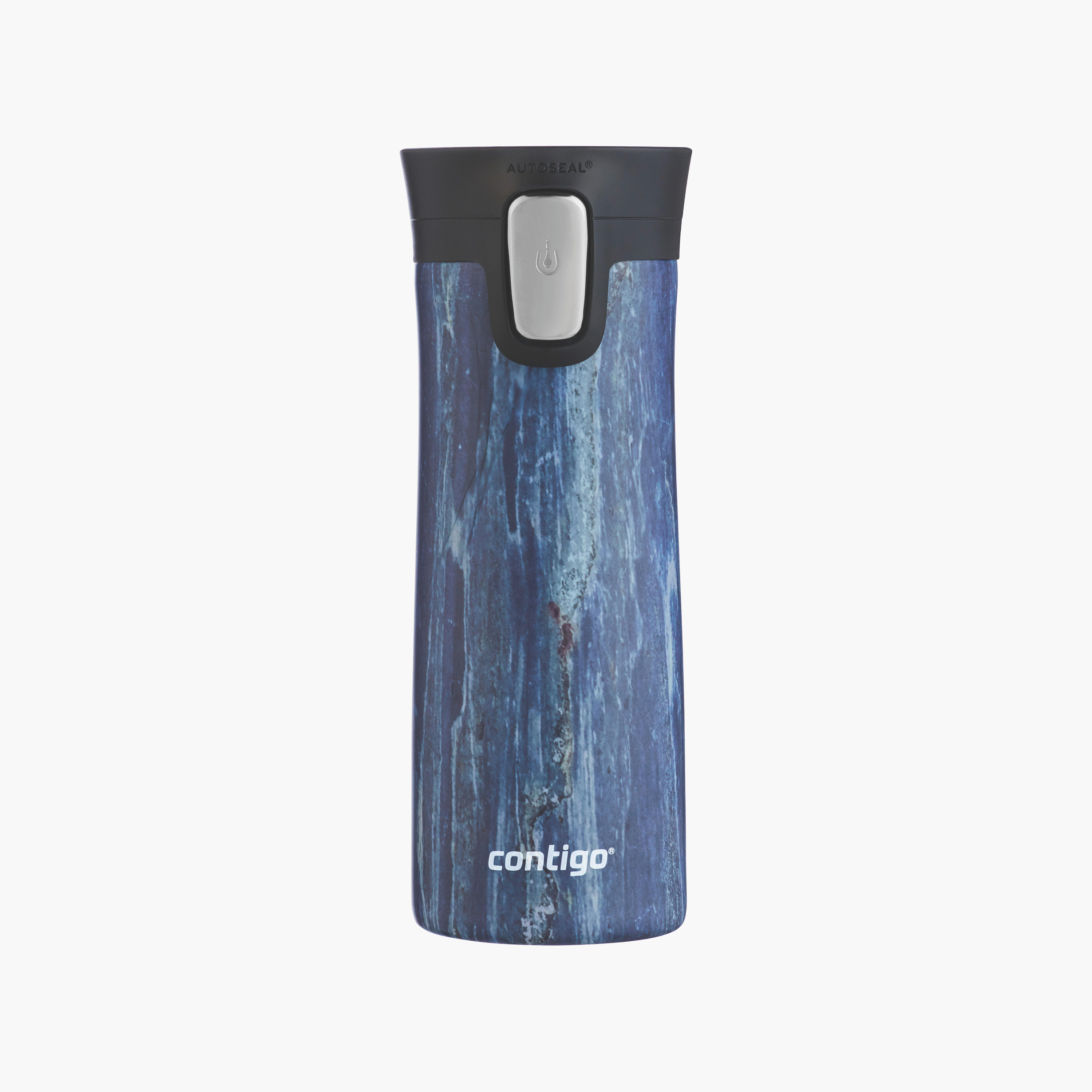 Contigo Abstract Stainless Steel Travel Mug with Autoseal Spout and Leak Resistant Design - 420 ml-school-waterbottles-image-1