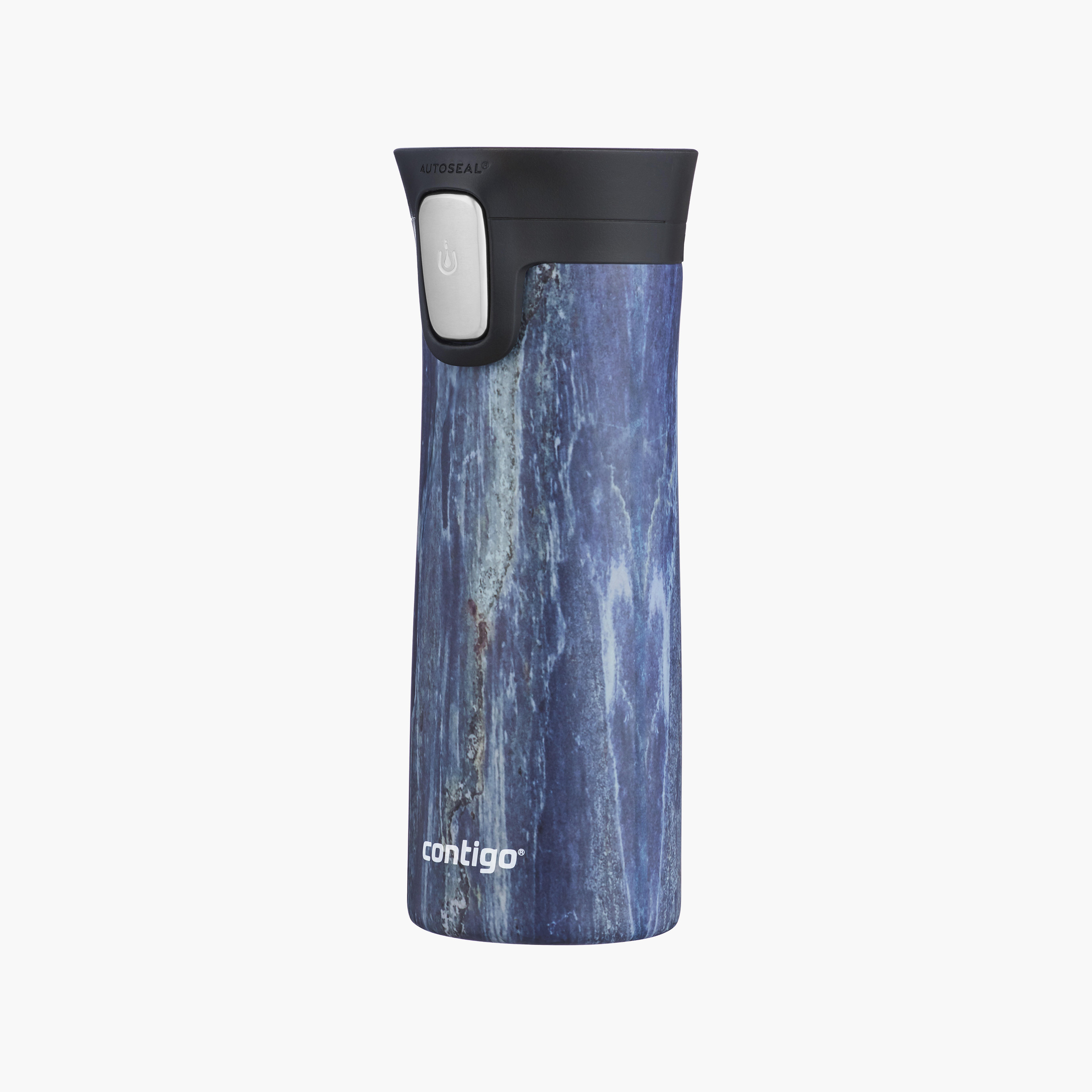Contigo Abstract Stainless Steel Travel Mug with Autoseal Spout and Leak Resistant Design - 420 ml-school-waterbottles-image-2