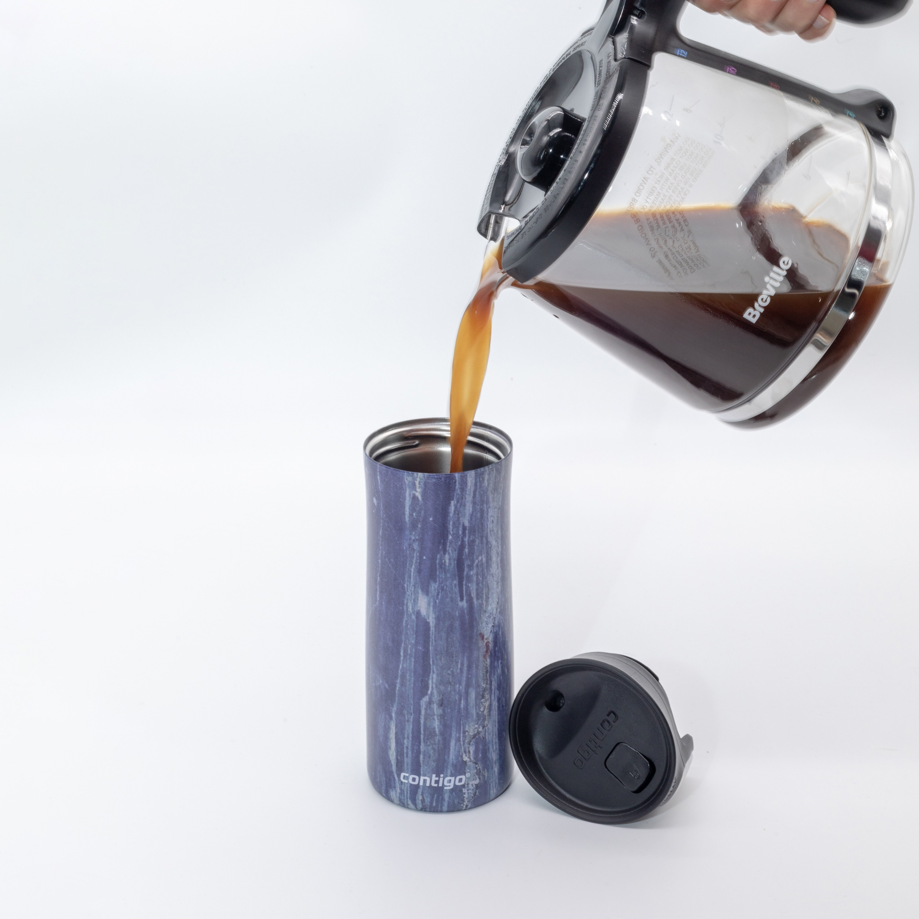 Contigo Abstract Stainless Steel Travel Mug with Autoseal Spout and Leak Resistant Design - 420 ml-school-waterbottles-image-6
